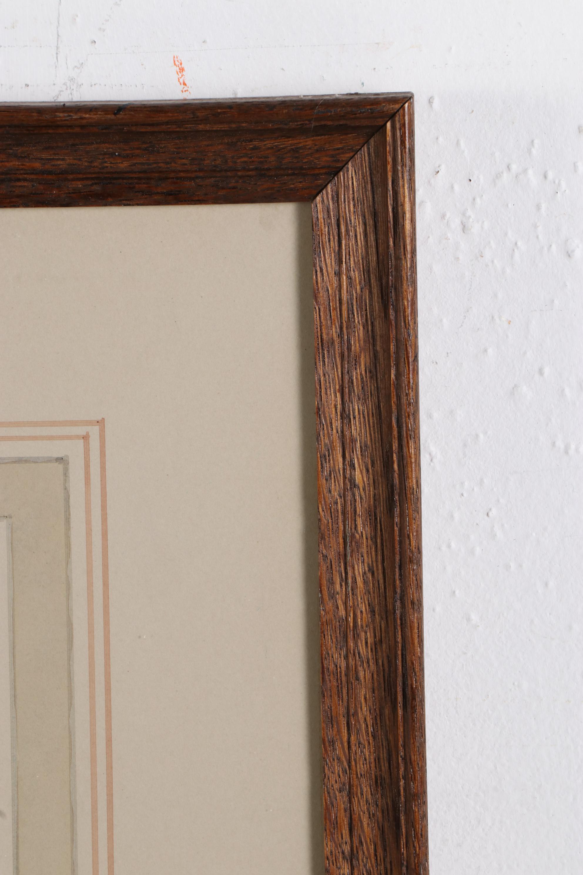 James Fletcher-Watson Watercolor Painting "The Wye New Abernant," 1970