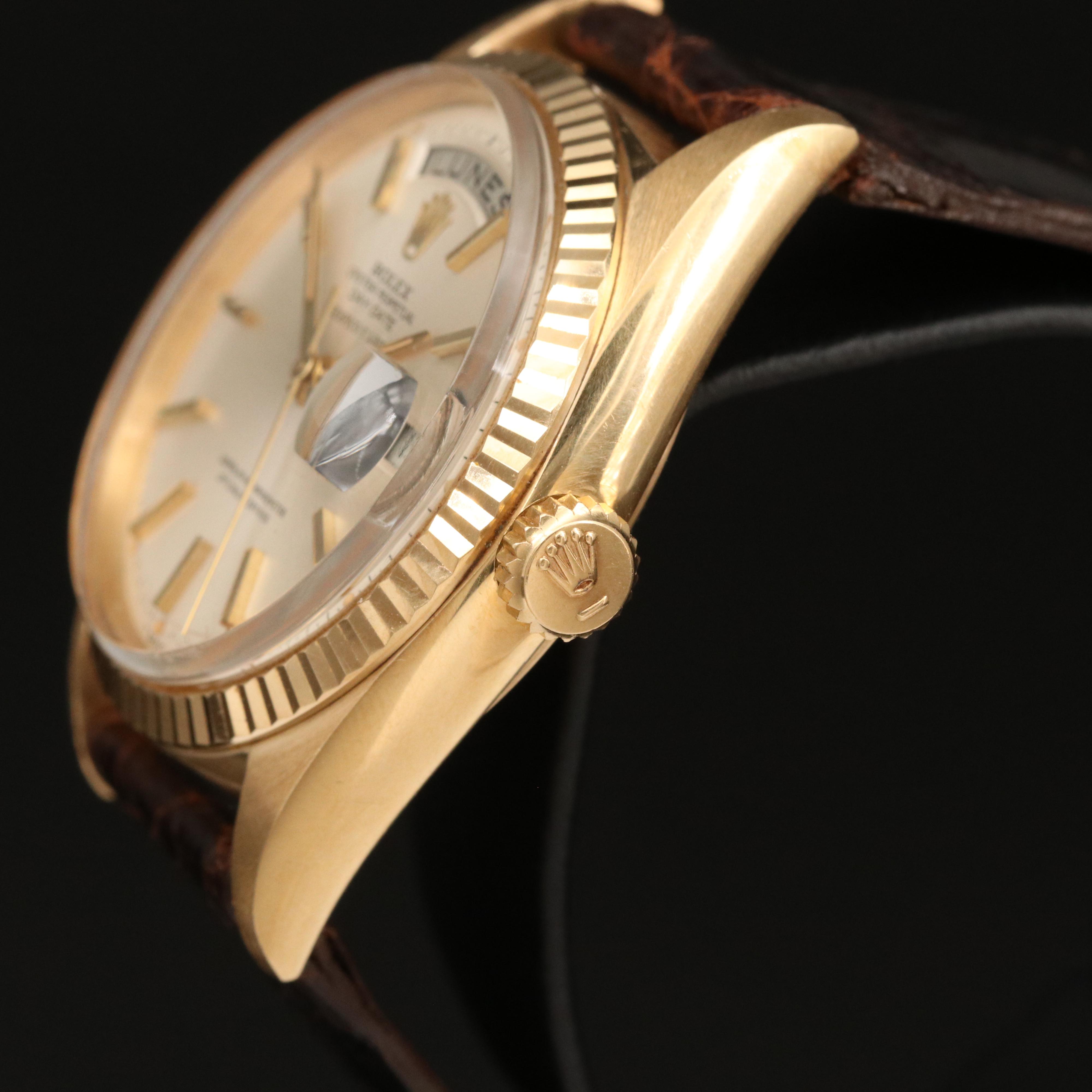 1965 Rolex Day-Date "Serpico Y Laino" 18K Gold Watch