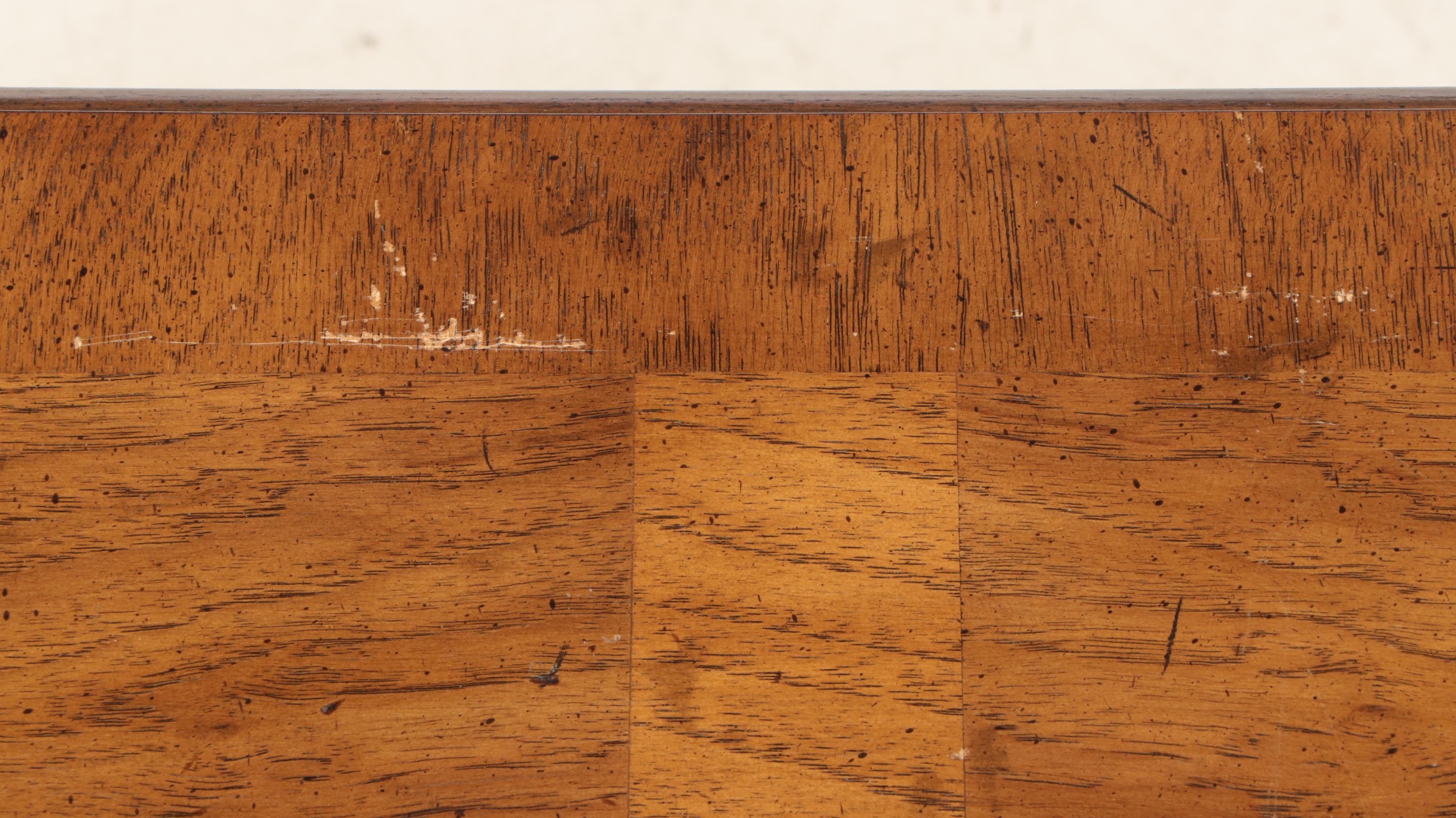 Henredon Louis XVI Style Pecan Console Table, Late 20th Century