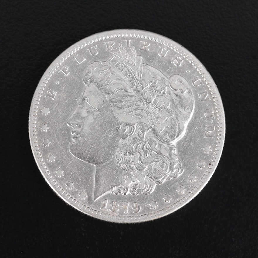 Key Date 1879-CC "Capped Die" Morgan Silver Dollar