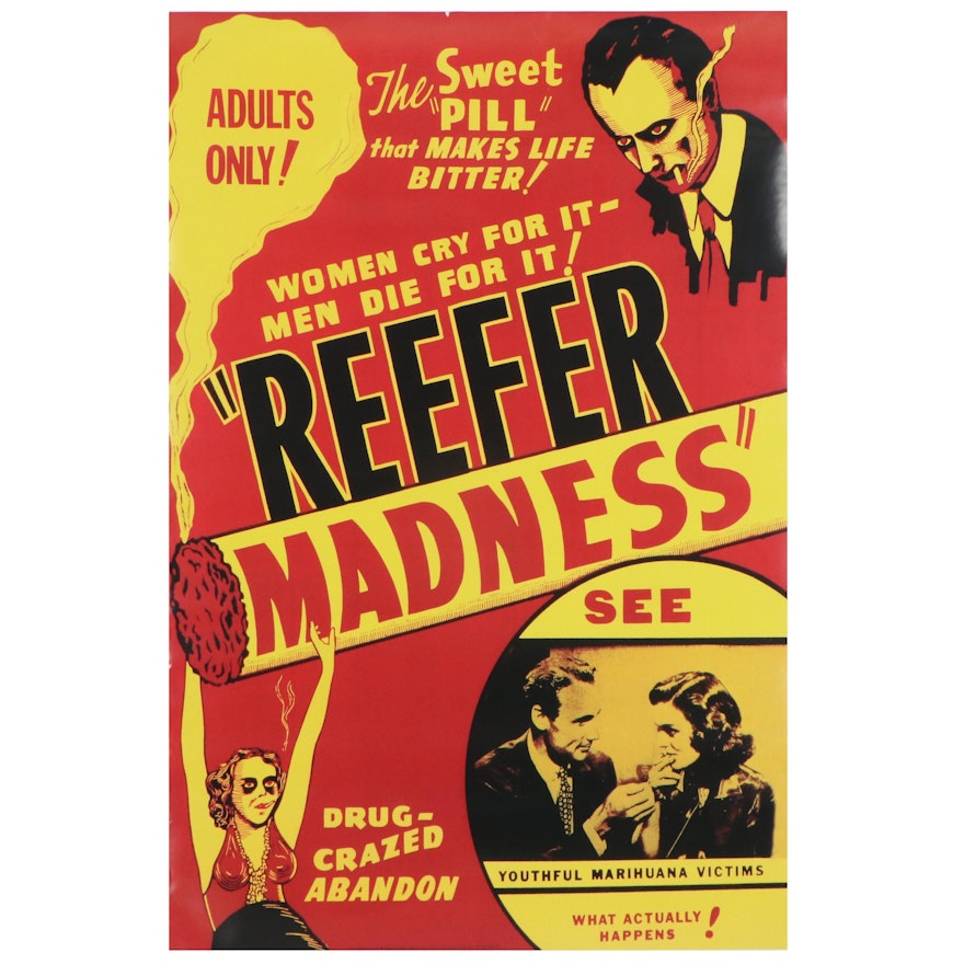 Offset Lithograph after Movie Poster "Reefer Madness," 21st Century