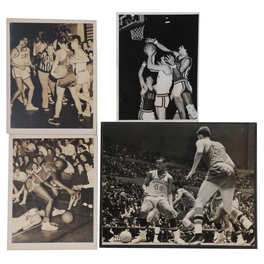 Harry K. Frye Silver Gelatin Photographs of Basketball Scenes