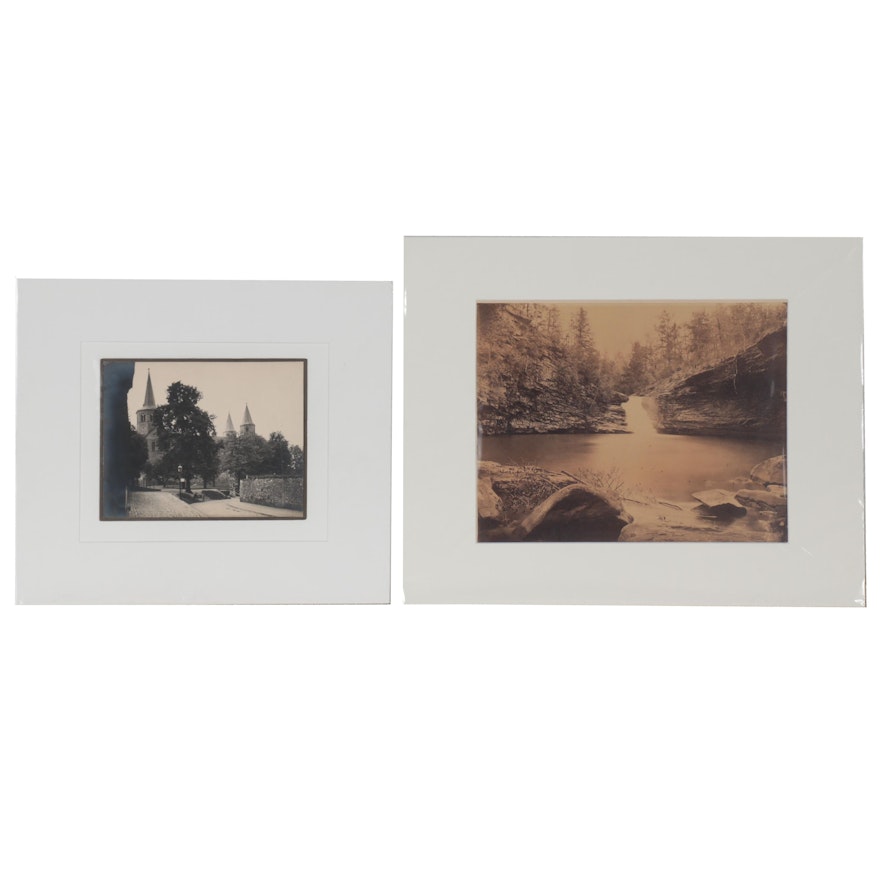 Silver Gelatin Landscape Photographs, Late 20th Century