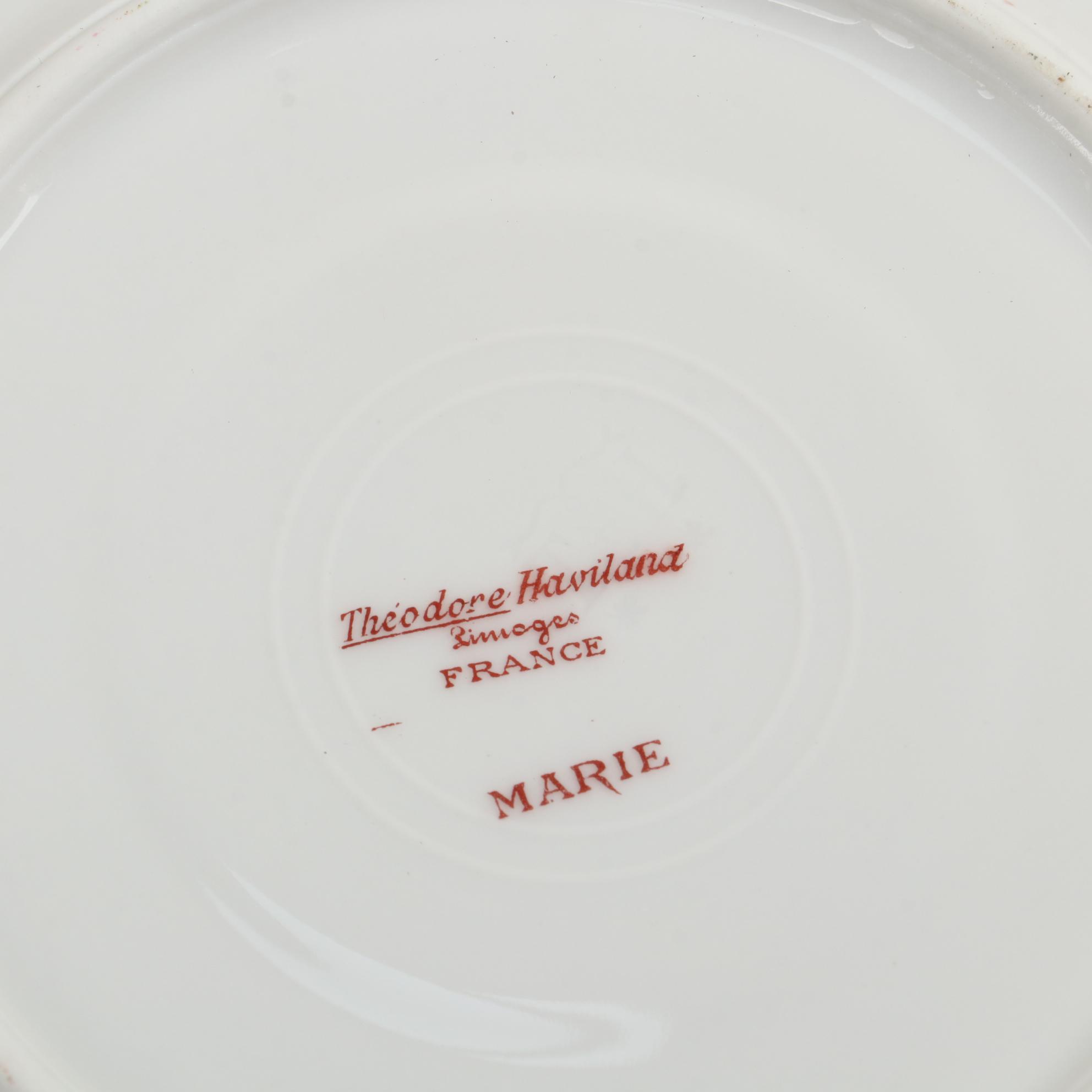 Theodore Haviland "Marie" Limoges Porcelain Dinnerware