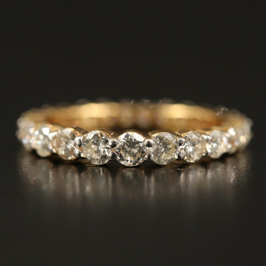 18K 1.65 CTW Diamond Eternity Band