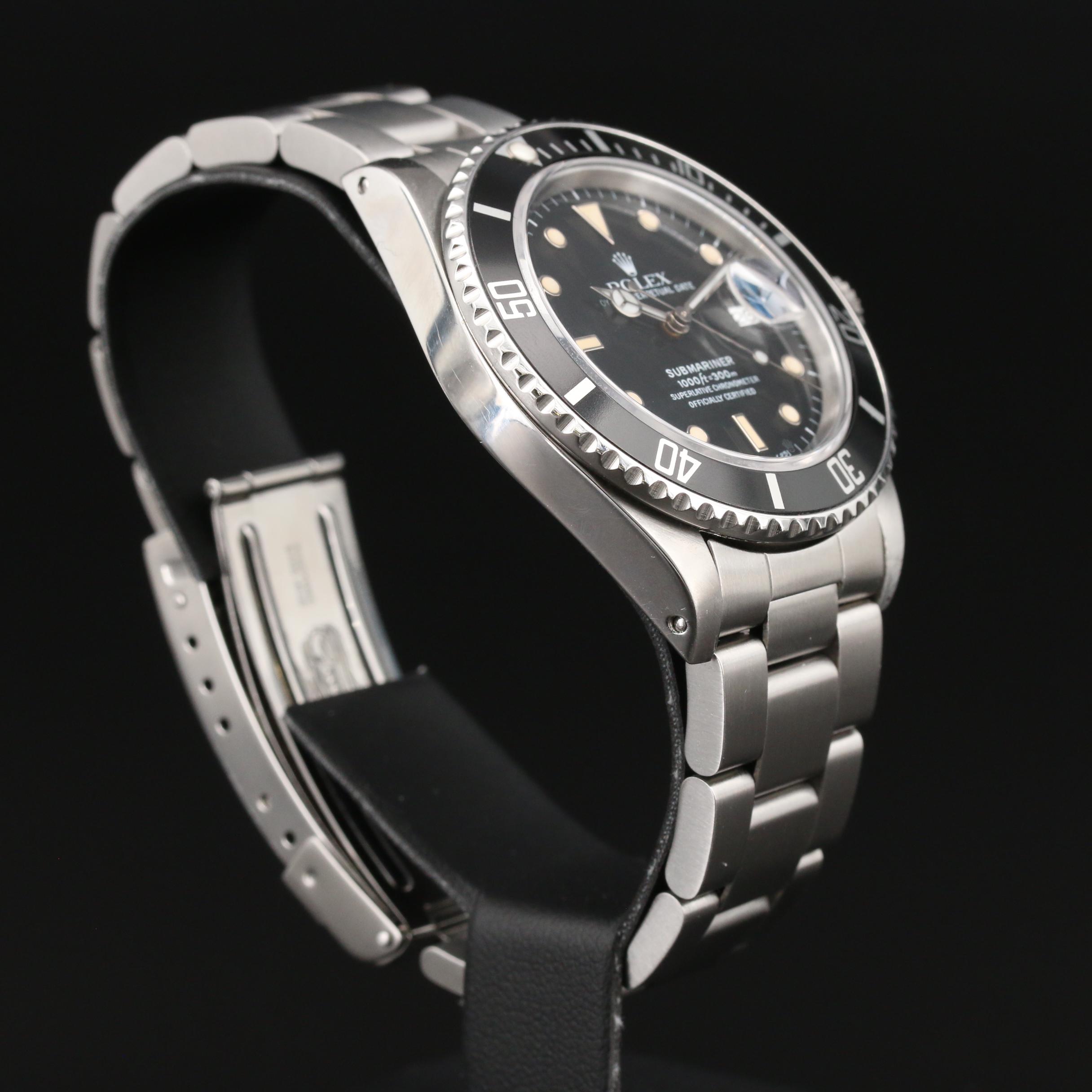 1987-1988 Rolex Submariner Transitional "Triple Zero" Watch