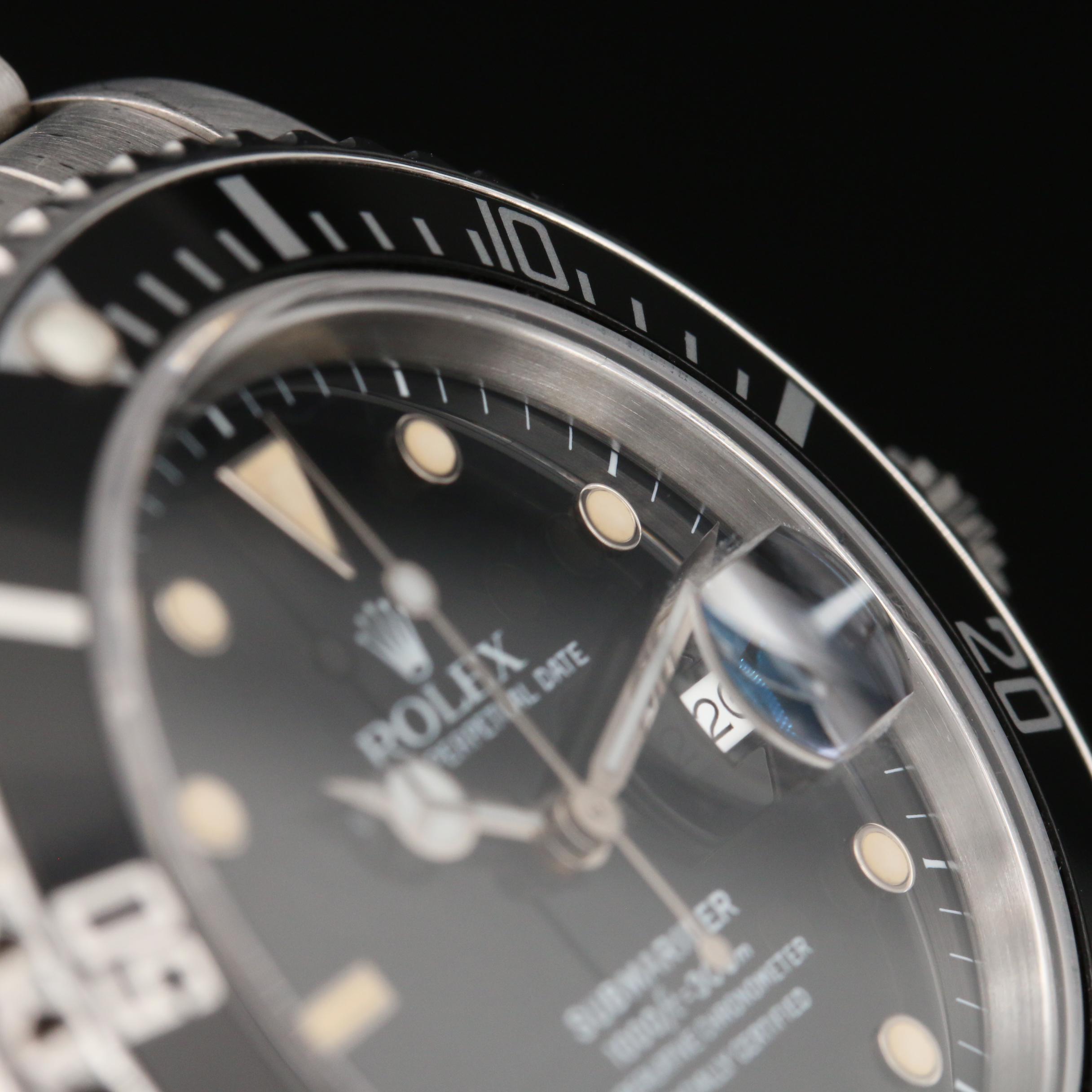 1987-1988 Rolex Submariner Transitional "Triple Zero" Watch