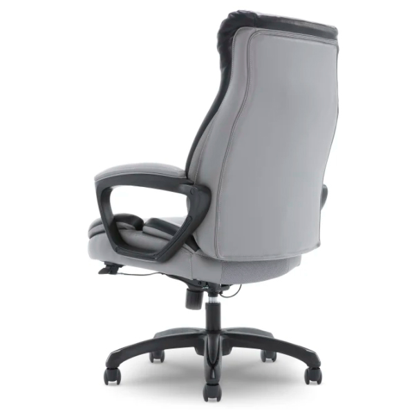 Shaquille O'Neal "Amphion" Grey Bonded Leather High-Back Executive Chair