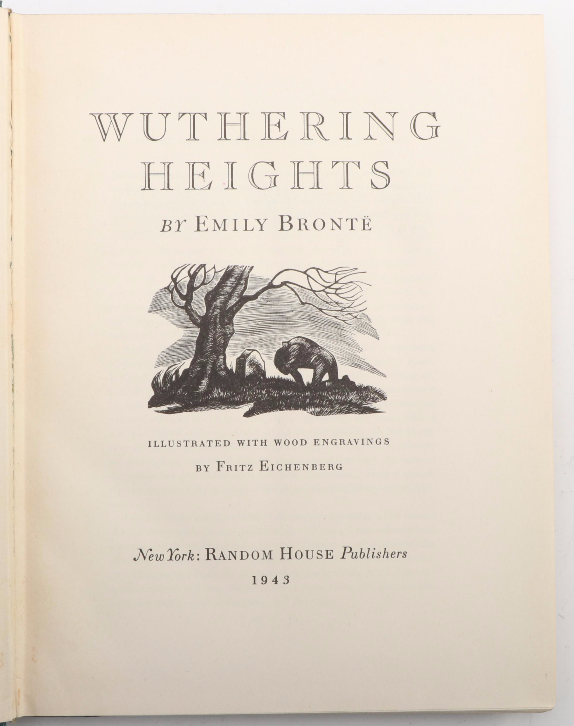 Fritz Eichenberg Illustrated "Jane Eyre" and "Wuthering Heights" by the Brontës