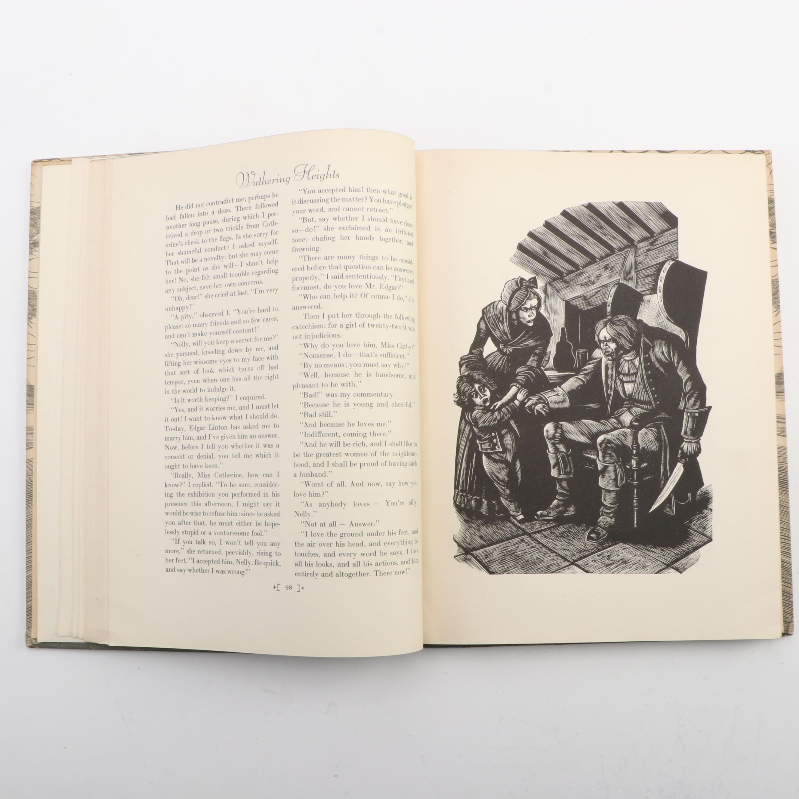 Fritz Eichenberg Illustrated "Jane Eyre" and "Wuthering Heights" by the Brontës