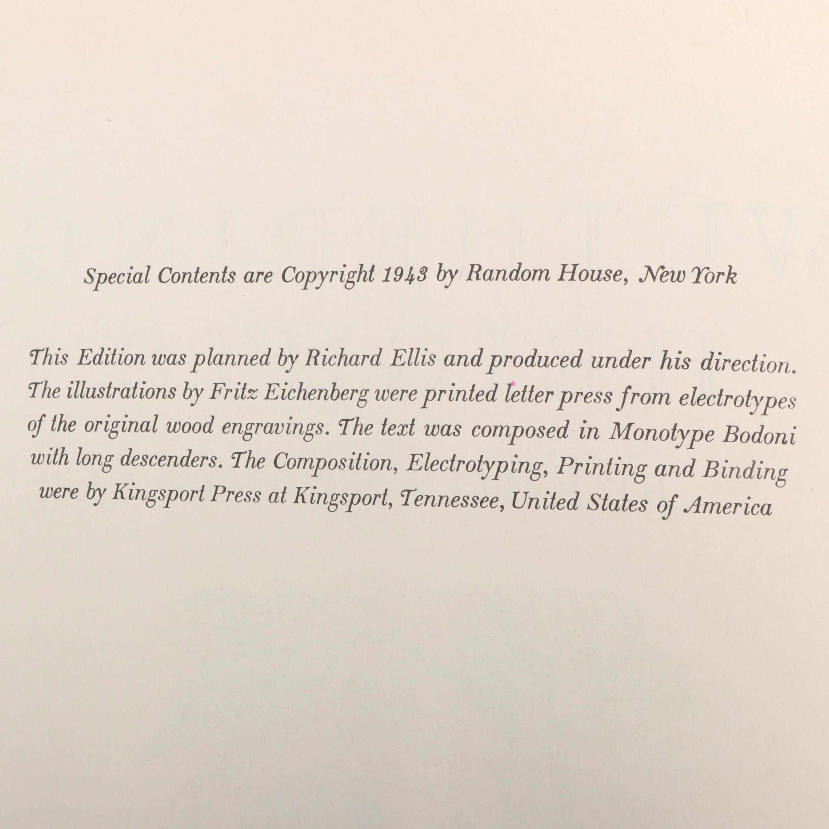 Fritz Eichenberg Illustrated "Jane Eyre" and "Wuthering Heights" by the Brontës
