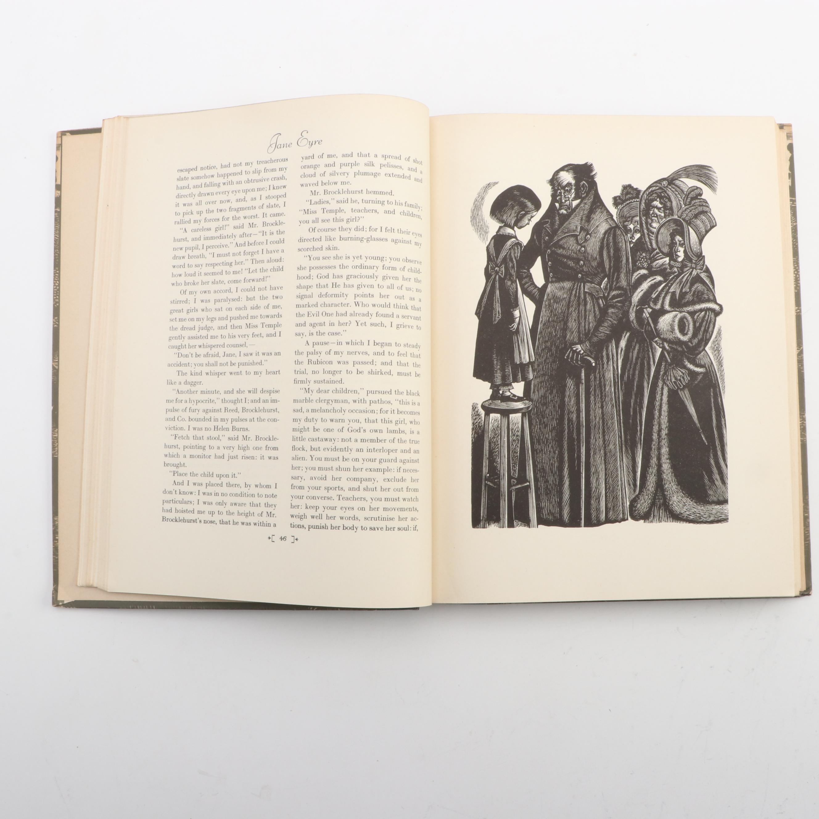 Fritz Eichenberg Illustrated "Jane Eyre" and "Wuthering Heights" by the Brontës