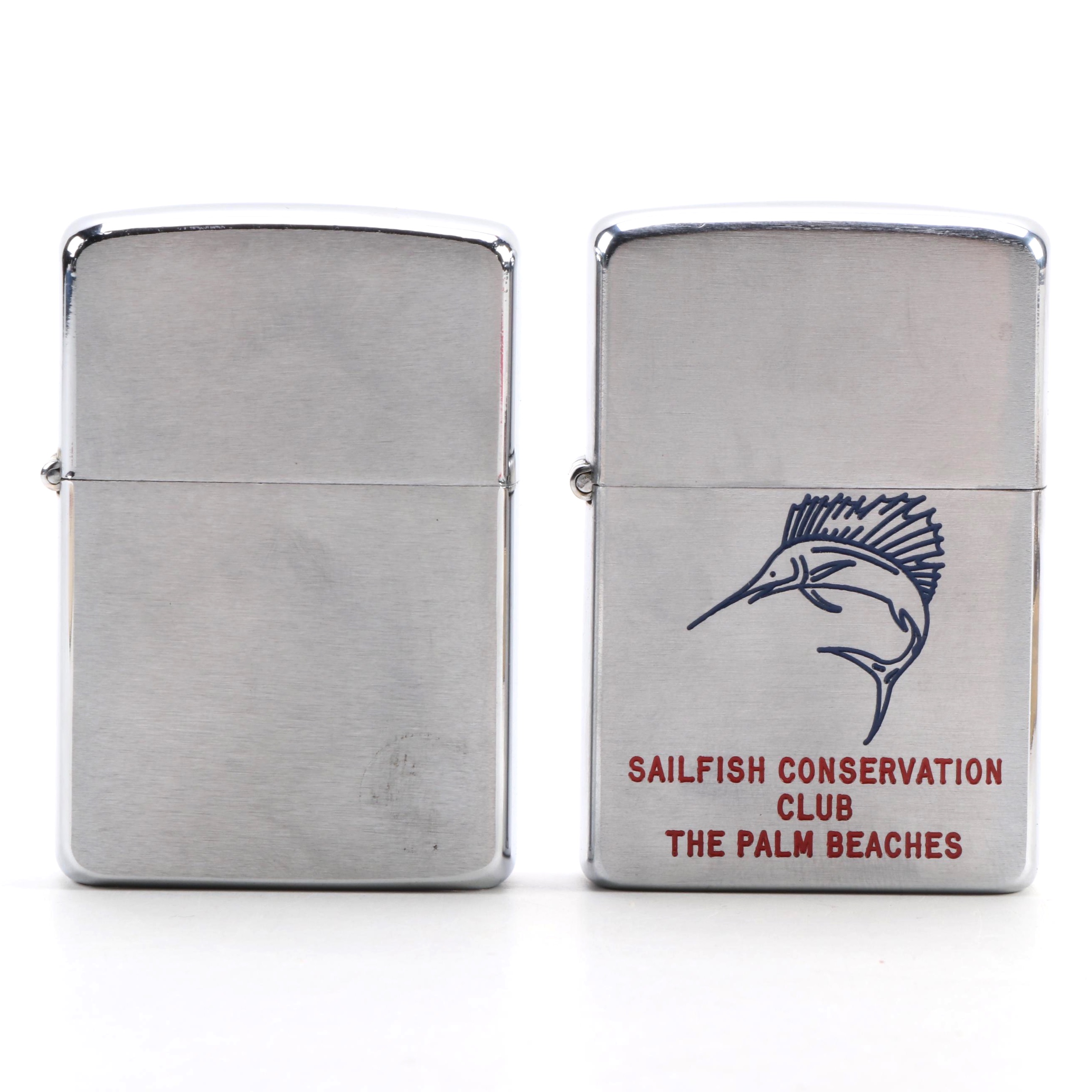 Zippo Cigarette Lighters in Original Packaging with No. 200 in Brush Finish