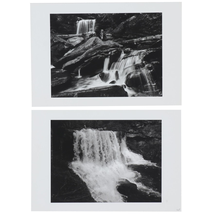 William D. Wade Digital Print Photographs of Waterfalls