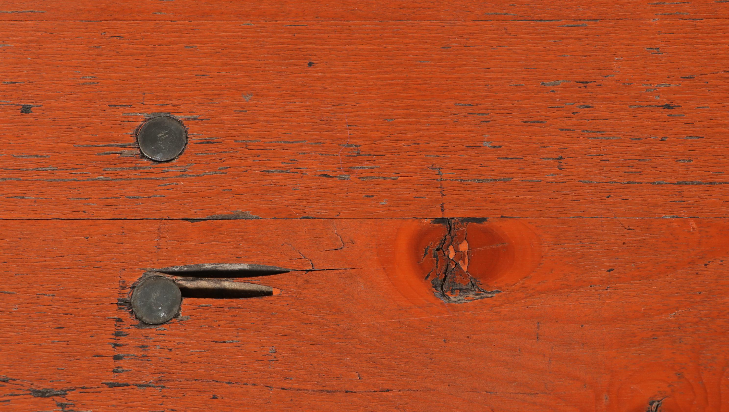 German Polychrome Wood Folding Biergarten Table and Benches
