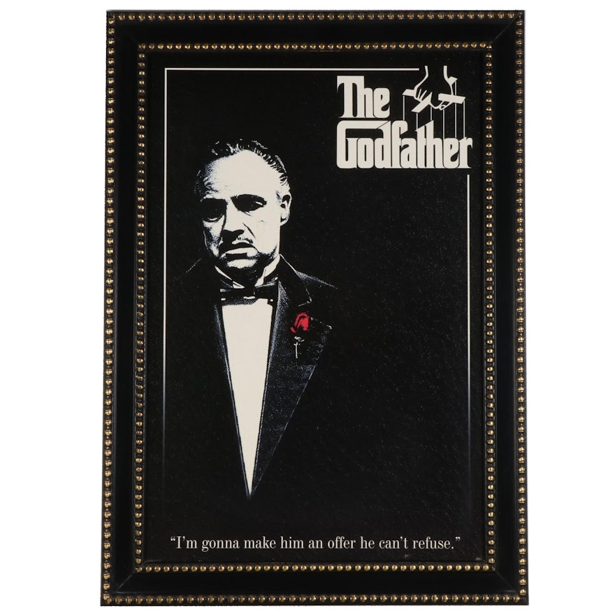 "The Godfather" Movie Offset Lithograph Print Movie Poster