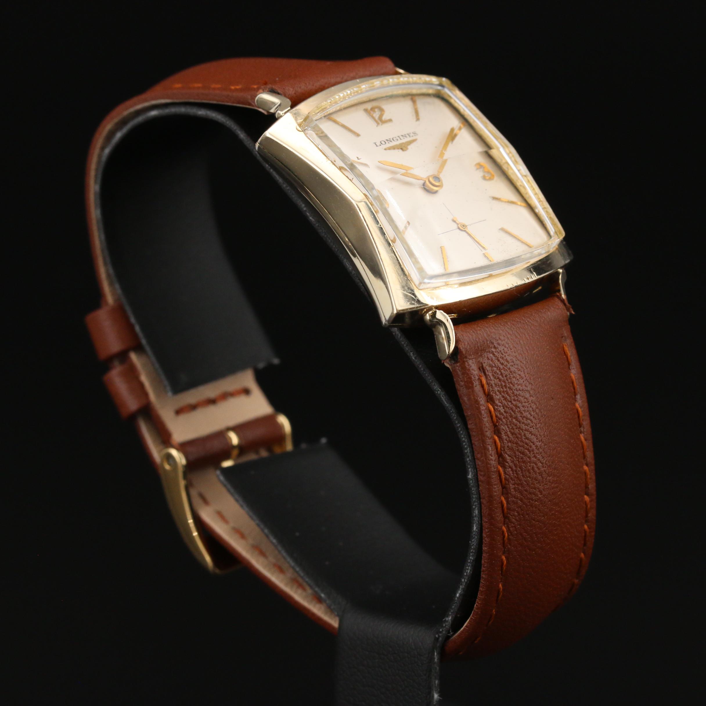 1953 Longines Stem Wind Watch