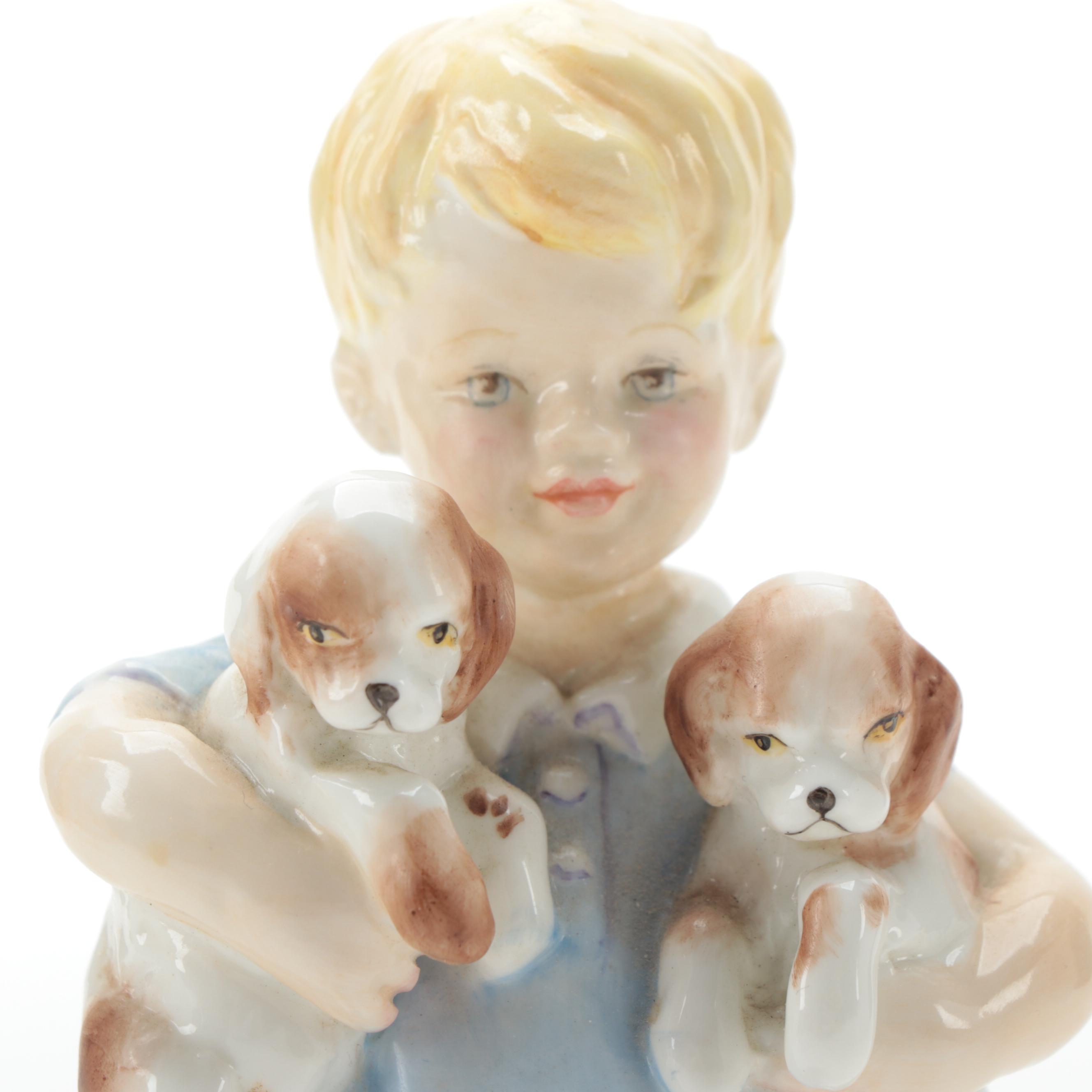 Royal Doulton "Lights Out" Bone China Figurine with Others