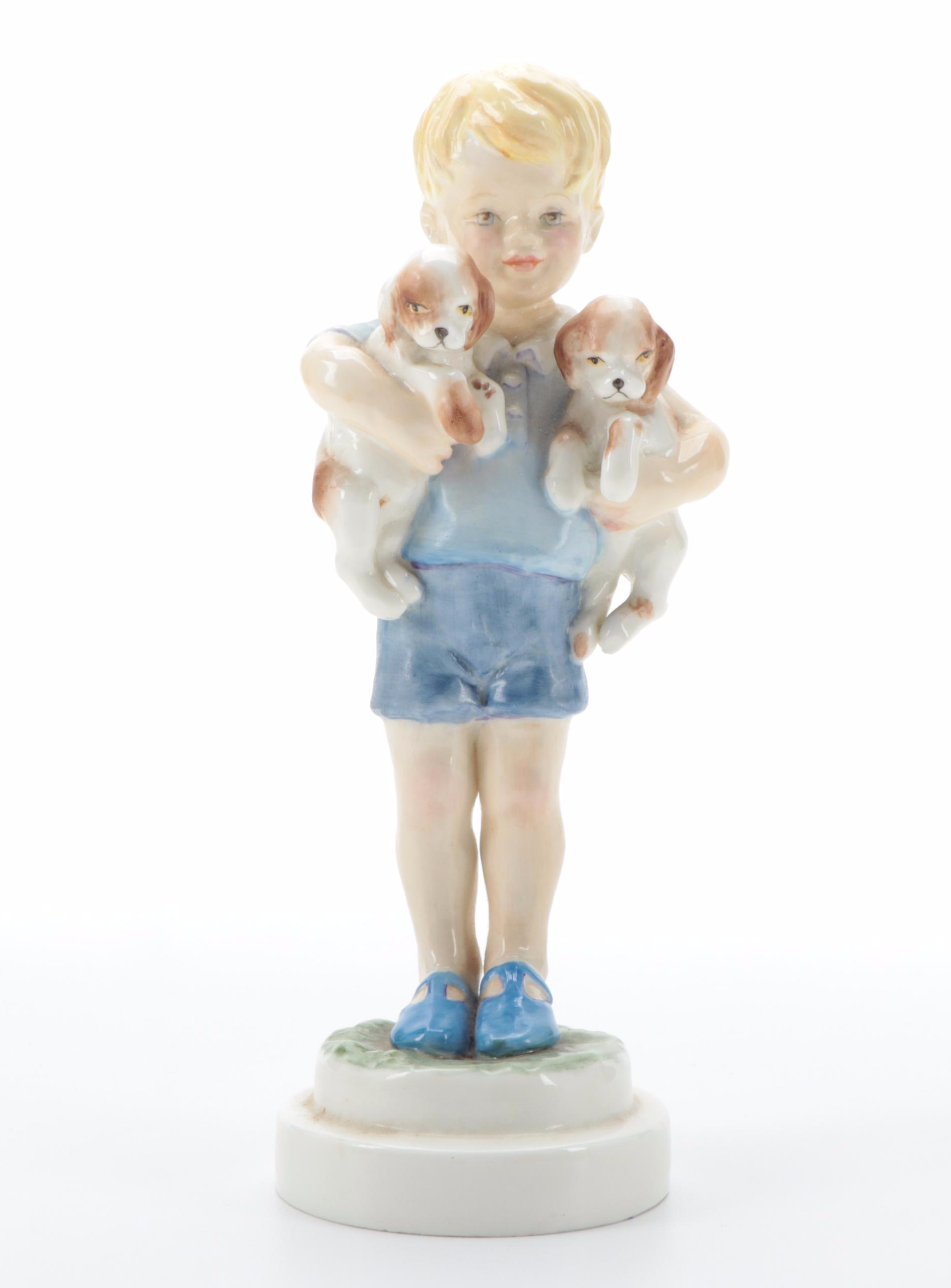 Royal Doulton "Lights Out" Bone China Figurine with Others