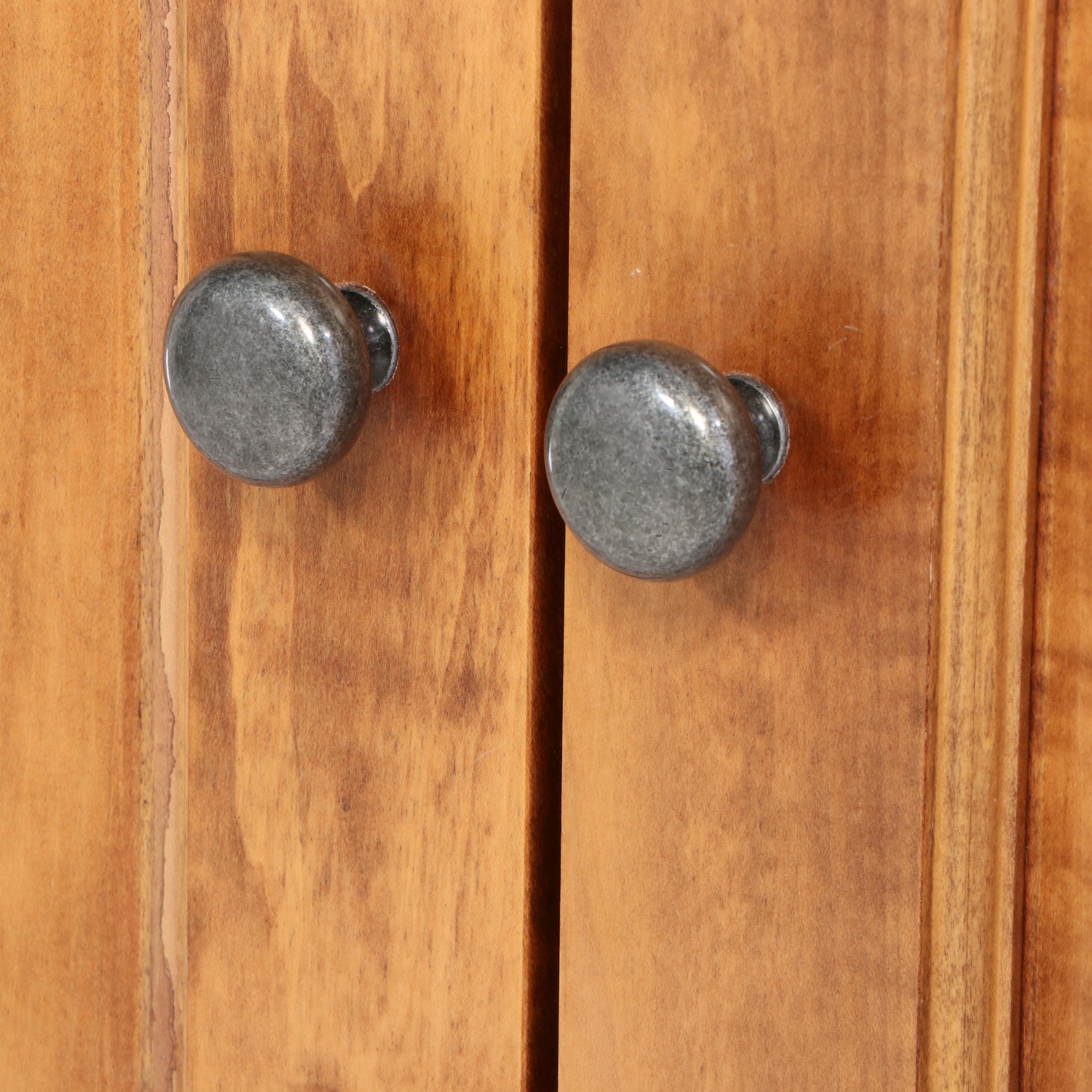 Miller & Slay Woodworking Contemporary Figured Maple Pocket Door Media Cabinet