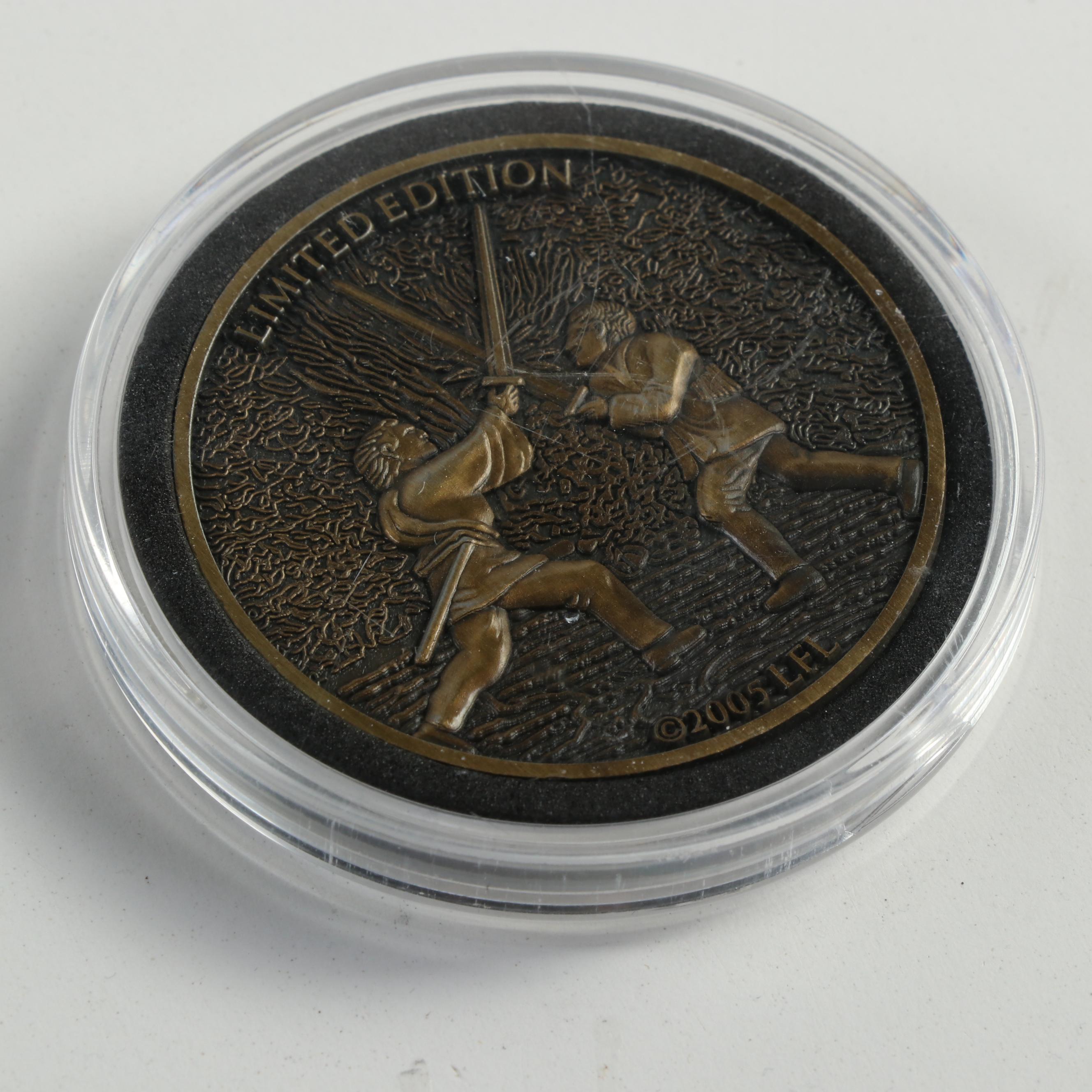 LFL "Star Wars Episode III" Limited Edition Commemorative Medallion, 2005