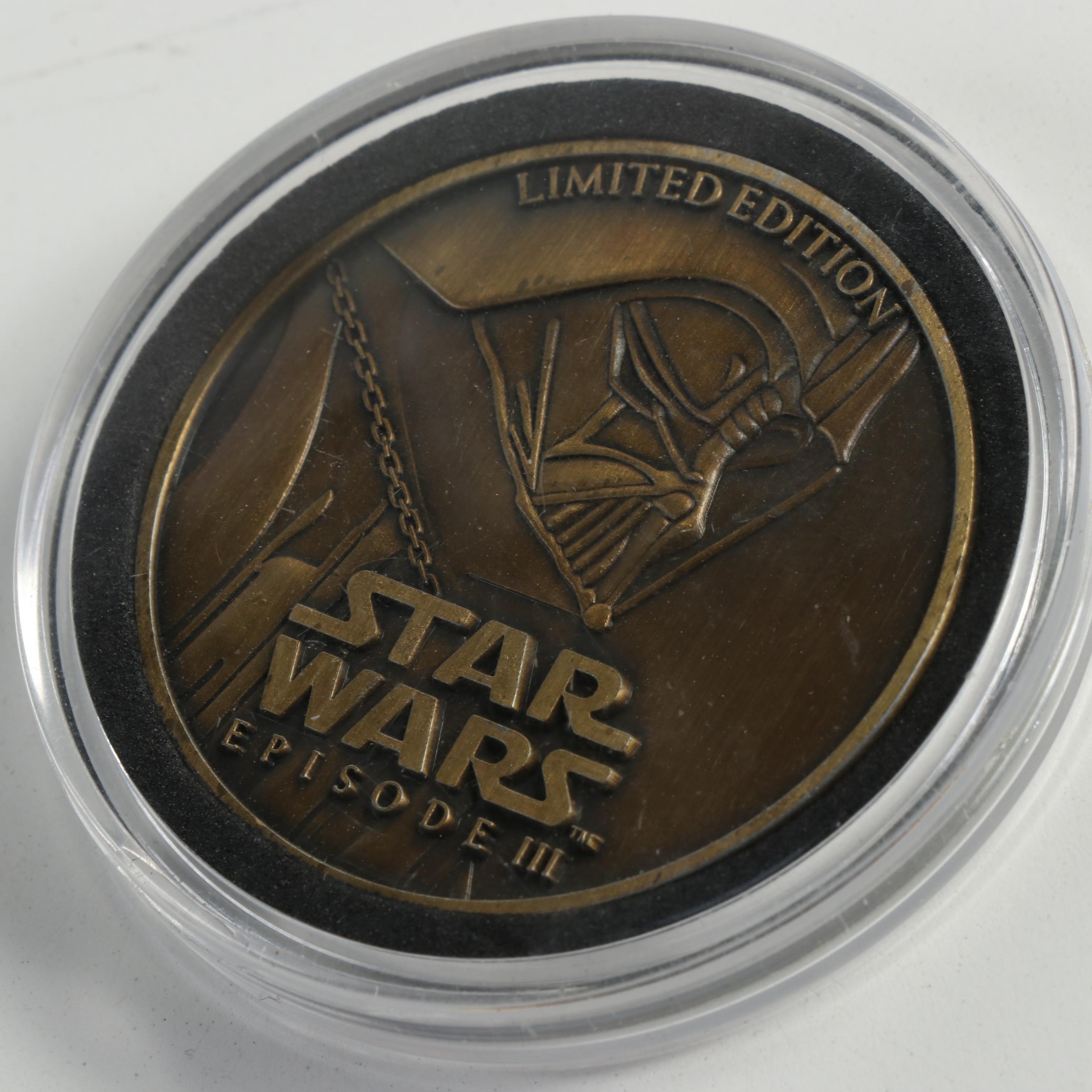 LFL "Star Wars Episode III" Limited Edition Commemorative Medallion, 2005