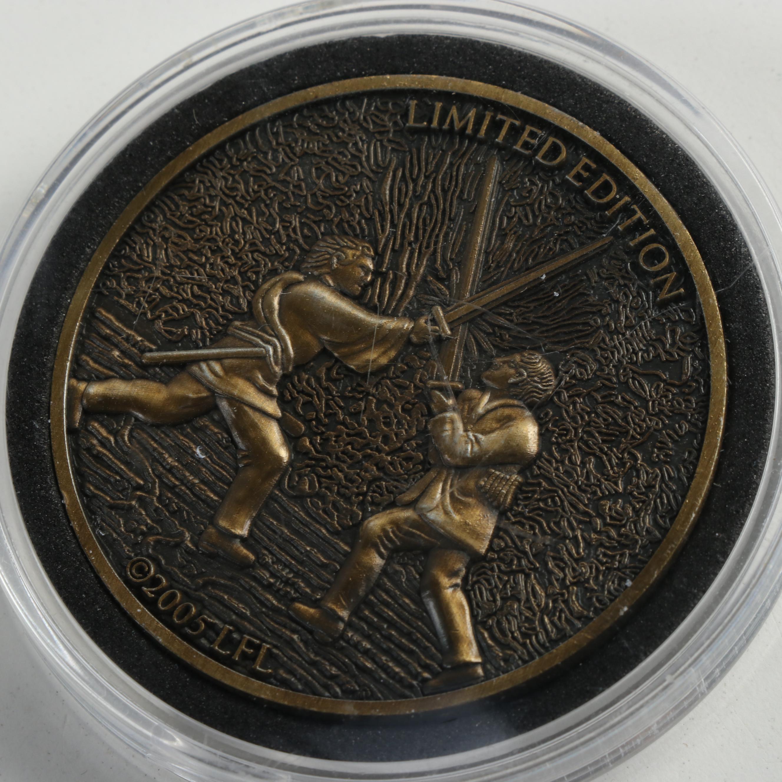 LFL "Star Wars Episode III" Limited Edition Commemorative Medallion, 2005