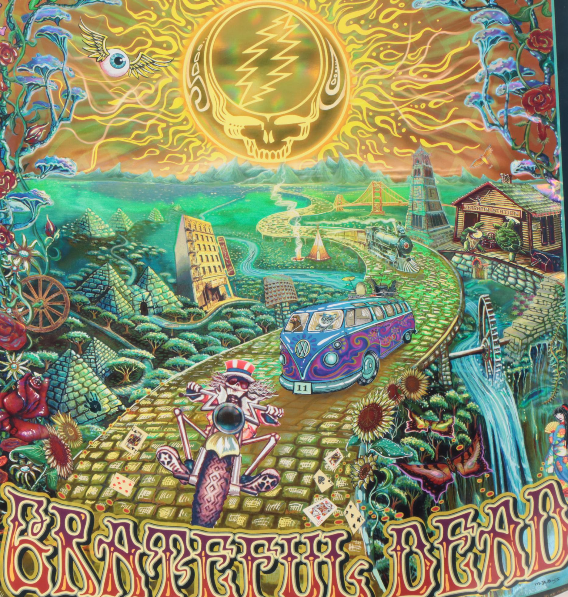 Grateful Dead Music Posters Commemorating 20 Years and 50 Years, and More