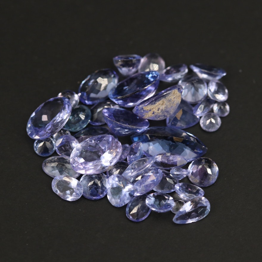 Loose 11.15 CTW Faceted Tanzanites