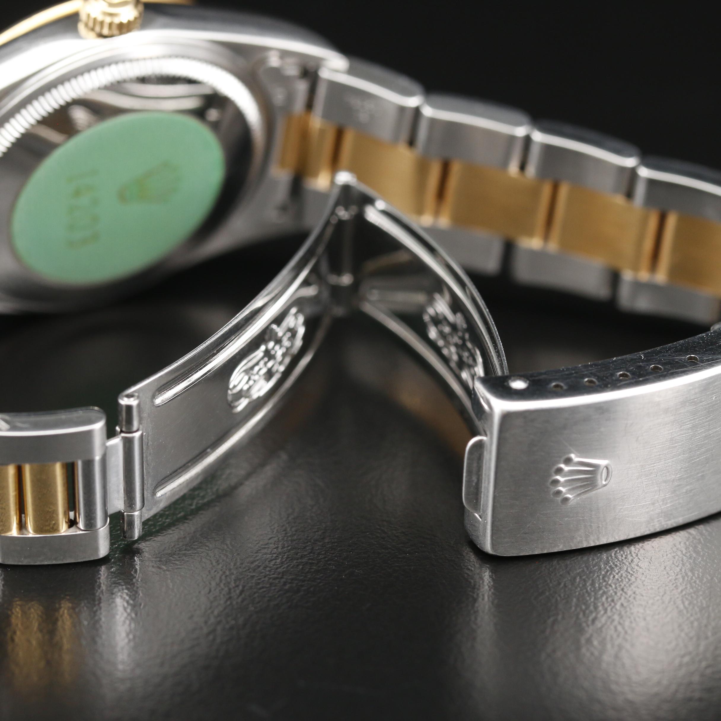 1999 Rolex Oyster Perpetual 18K Gold and Stainless Steel Automatic Watch