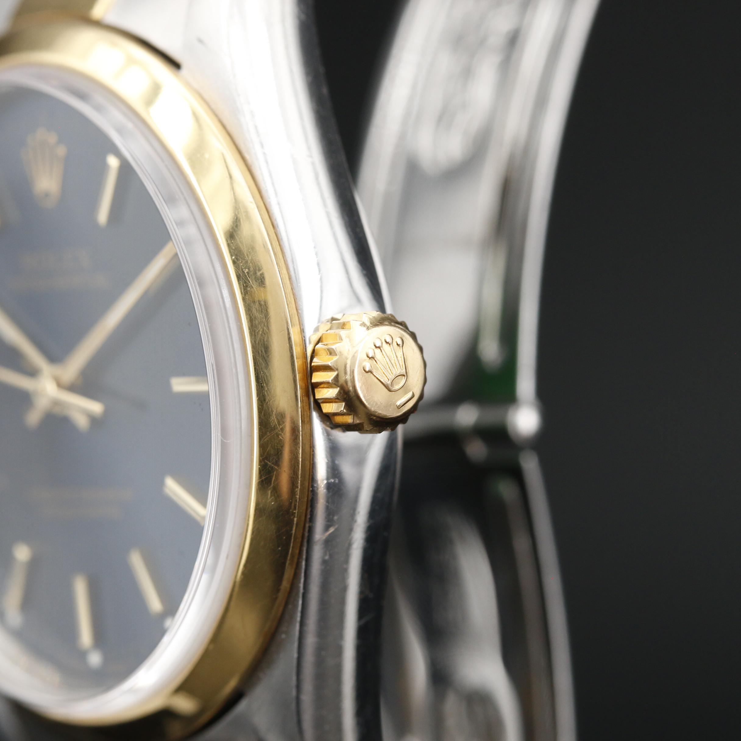 1999 Rolex Oyster Perpetual 18K Gold and Stainless Steel Automatic Watch