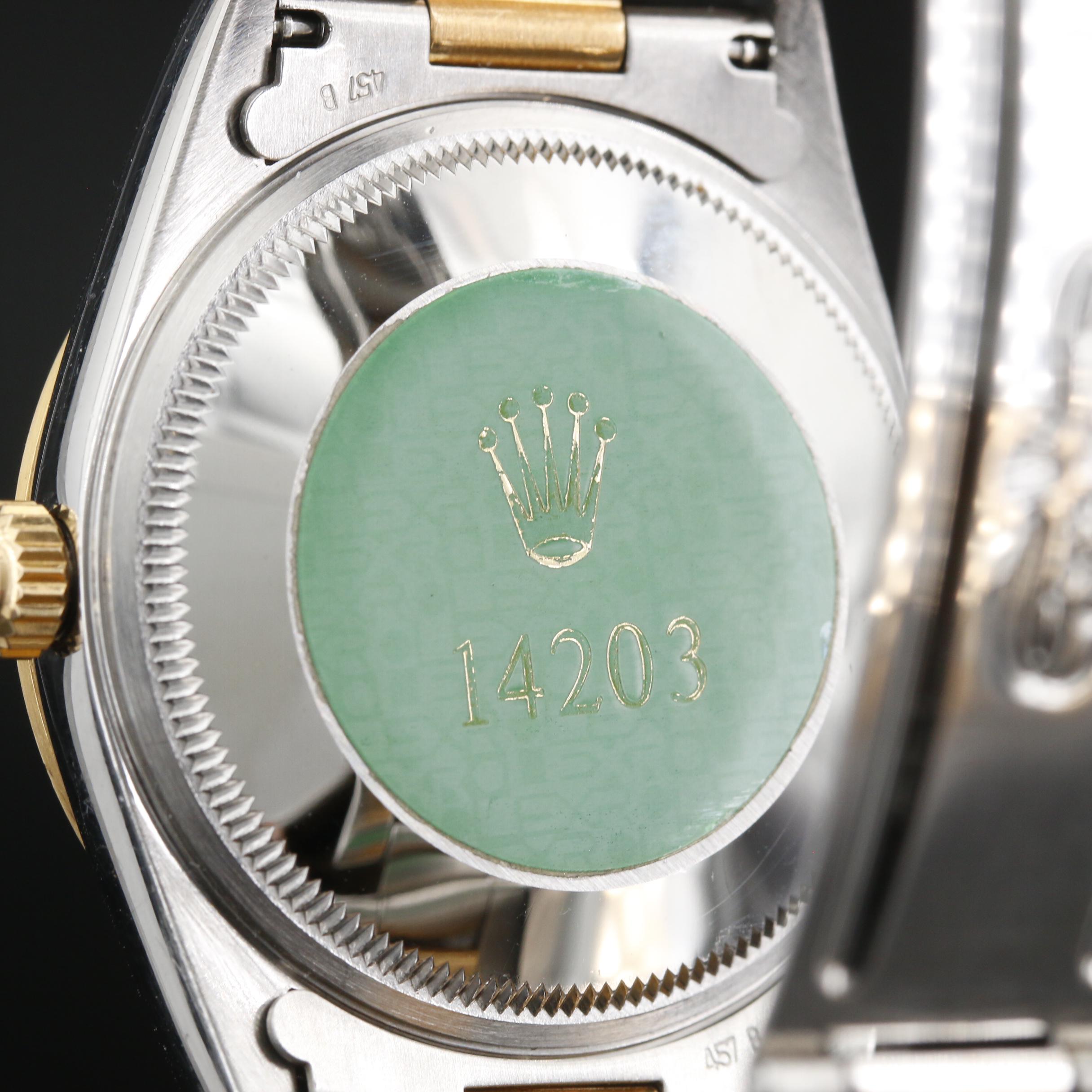 1999 Rolex Oyster Perpetual 18K Gold and Stainless Steel Automatic Watch