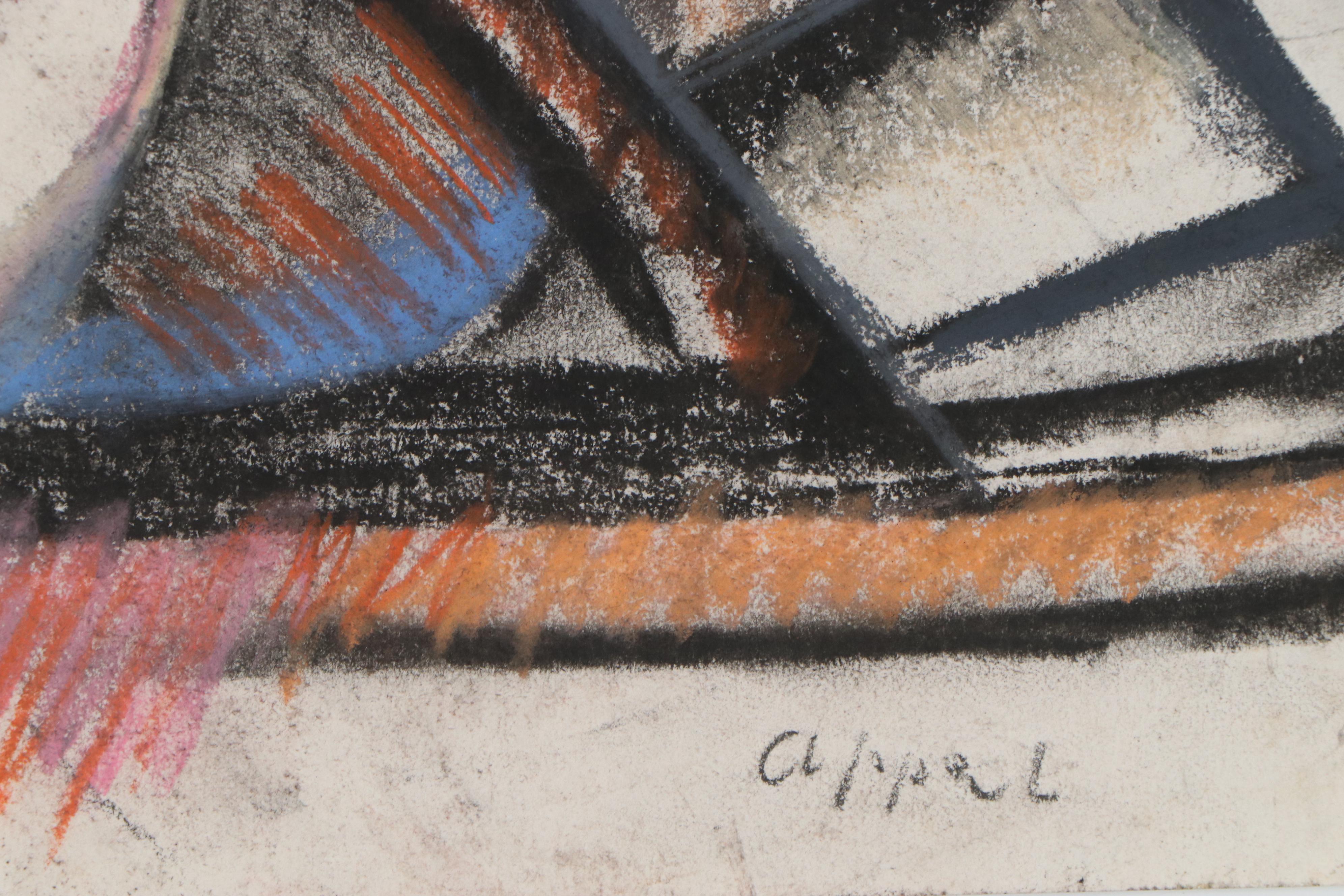 Abstract Pastel Drawings