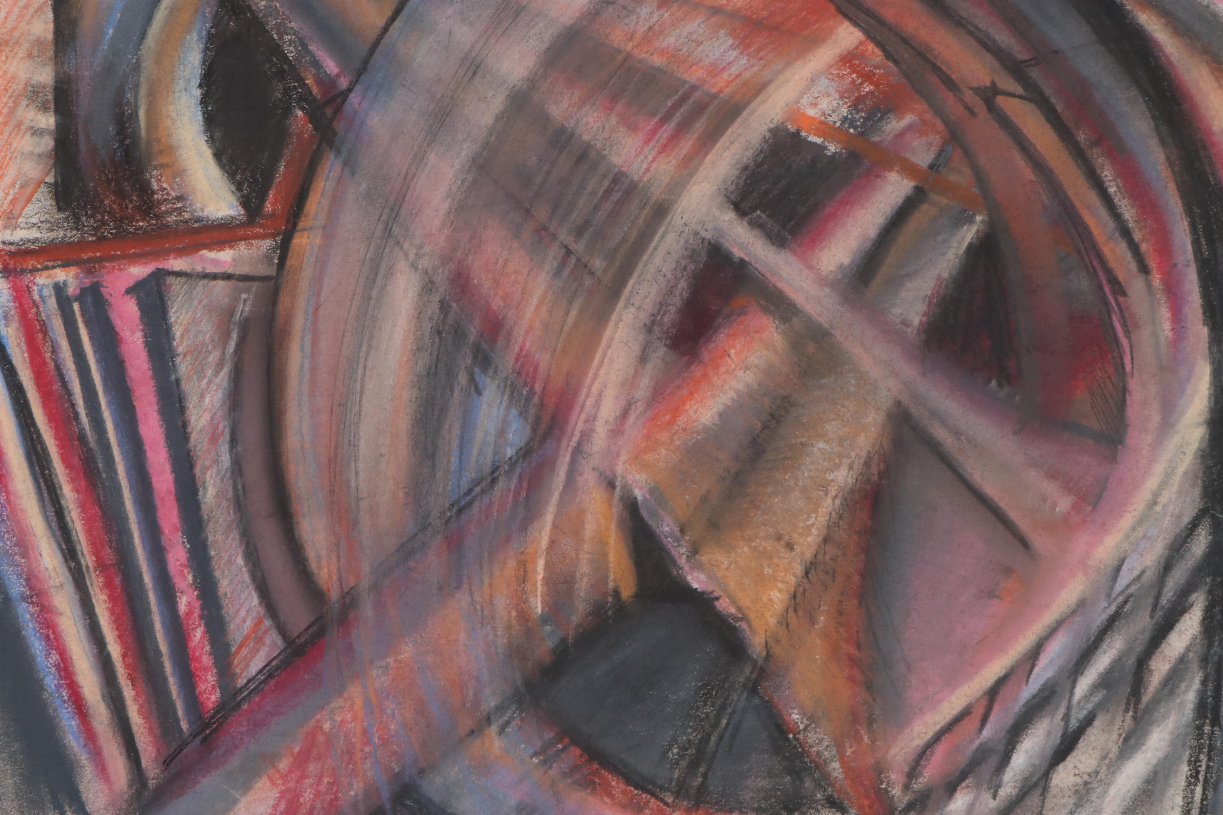 Abstract Pastel Drawings