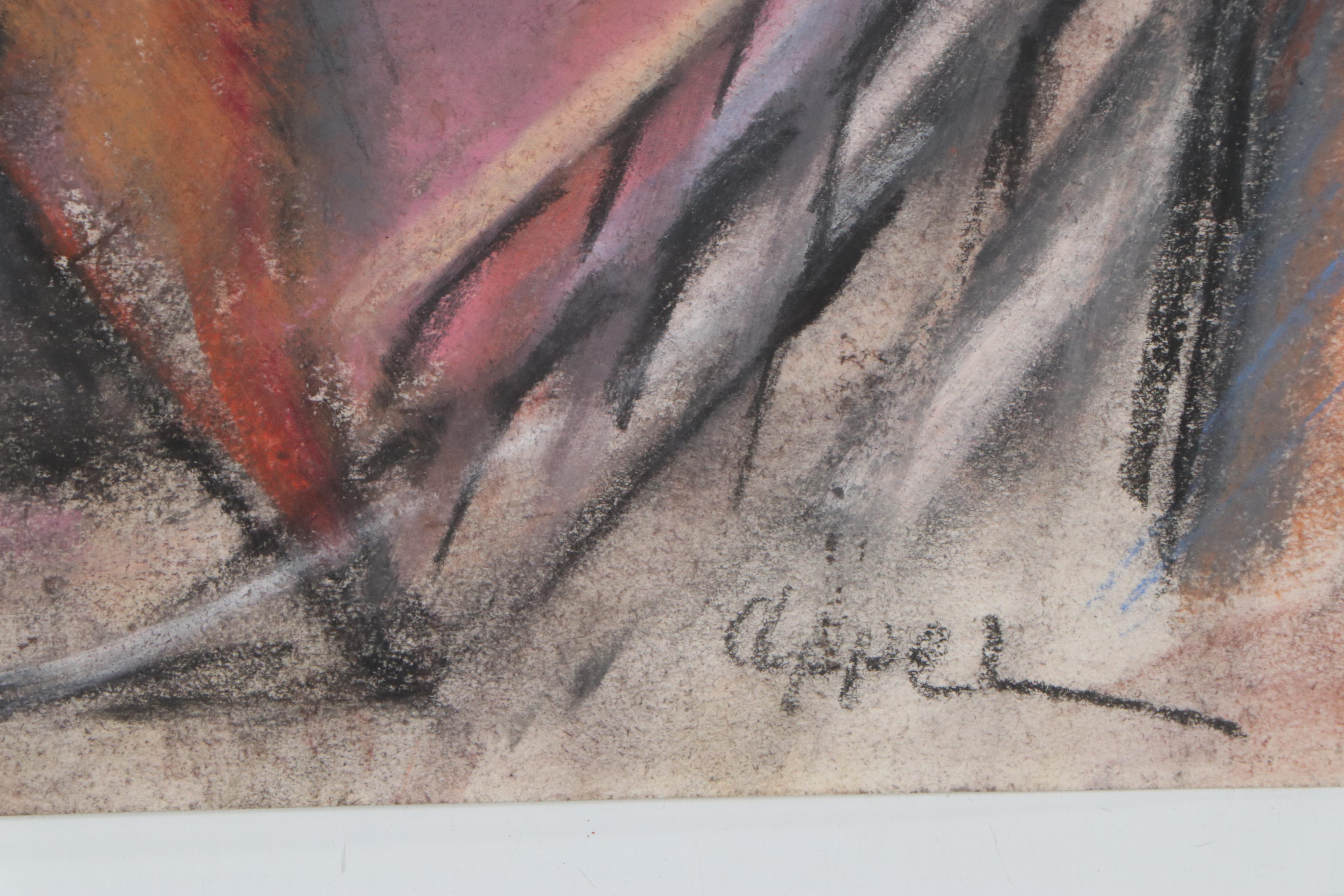 Abstract Pastel Drawings