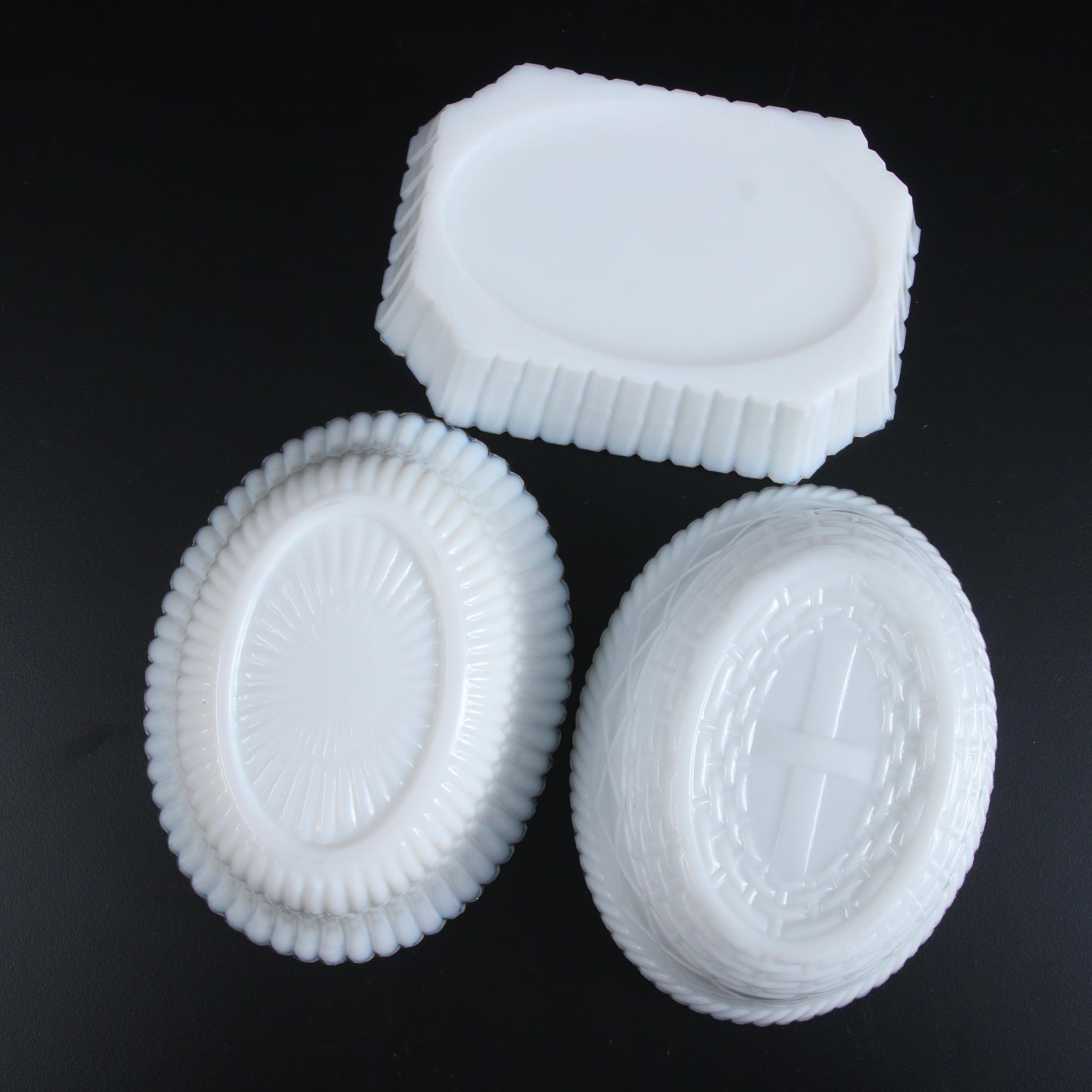 Westmoreland Milk Glass Eagle Form Basket with Hen on Nest Dish and Others