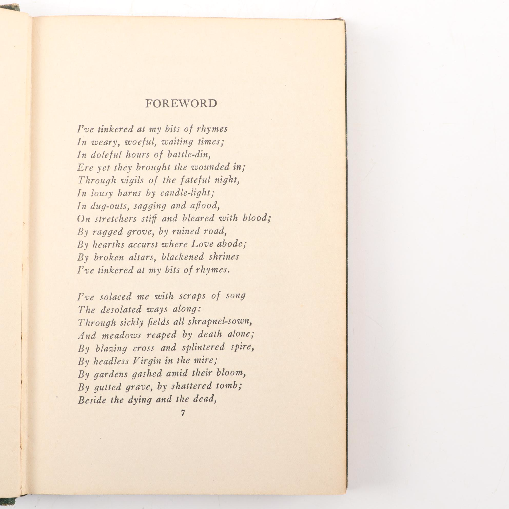 "La Belle Nivernaise" and "Rhymes of a Red Cross Man," Early 20th Century