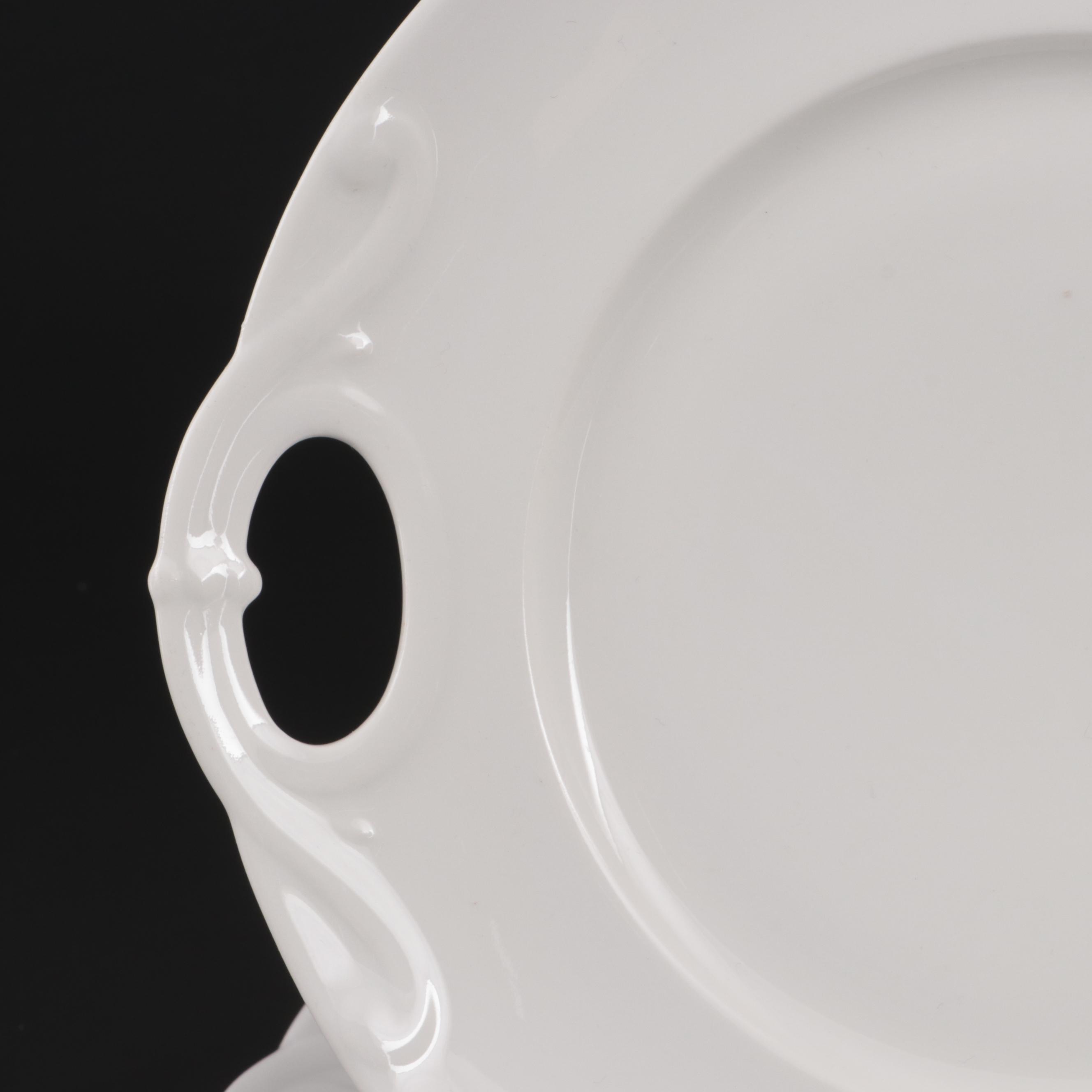 Haviland Limoges Porcelain Handled Cake Plates, Late 19th Century