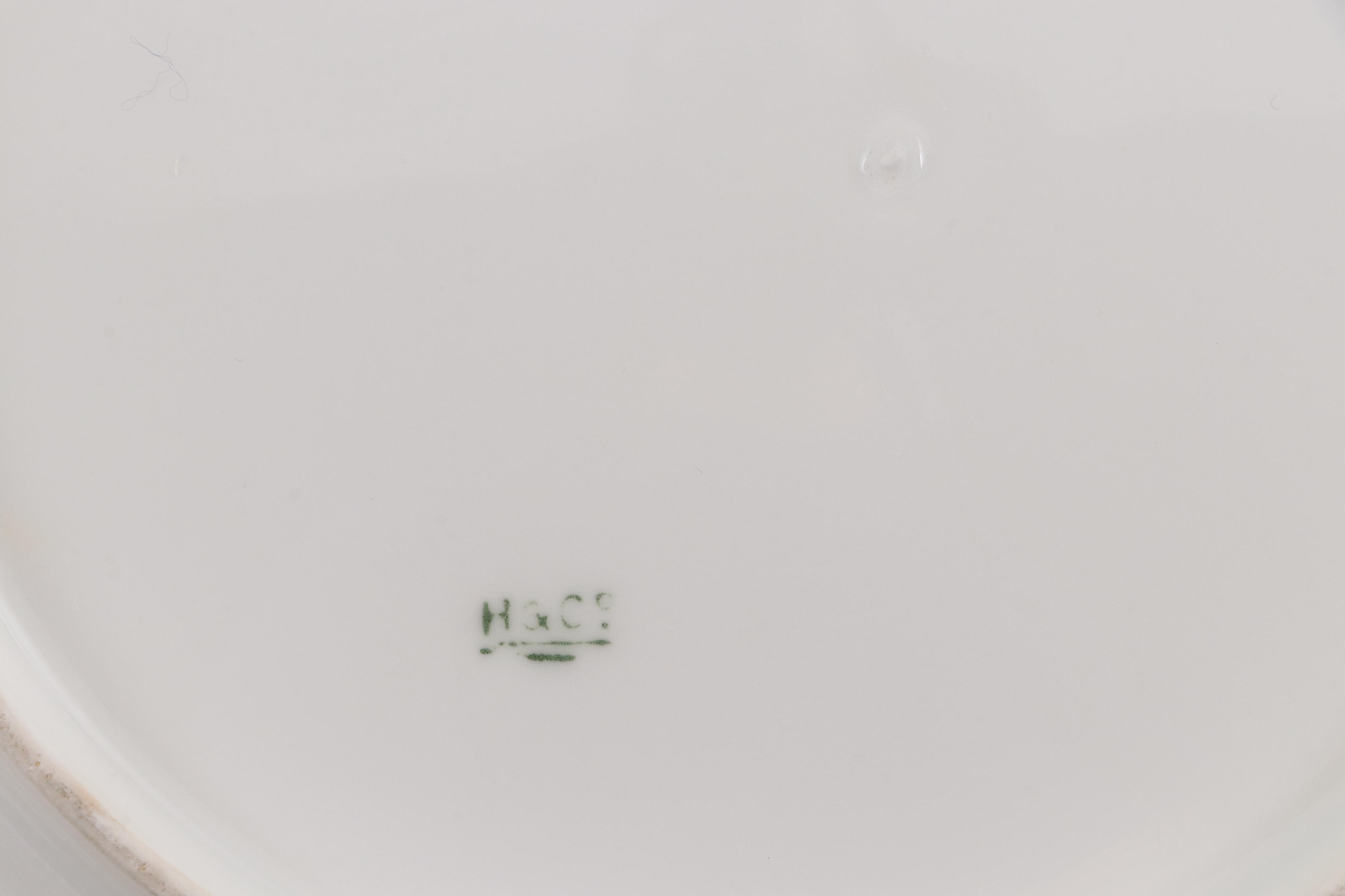 Haviland Limoges Porcelain Handled Cake Plates, Late 19th Century