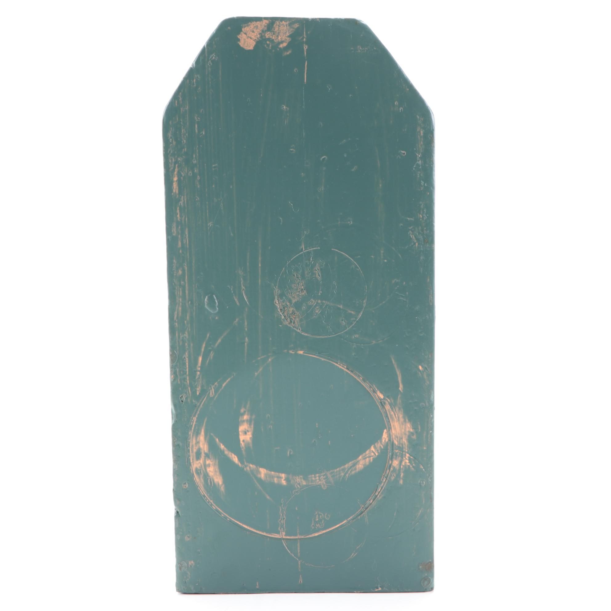 Cast Iron Cobbler's Shoe Last Stand with Forms and Handmade Stand