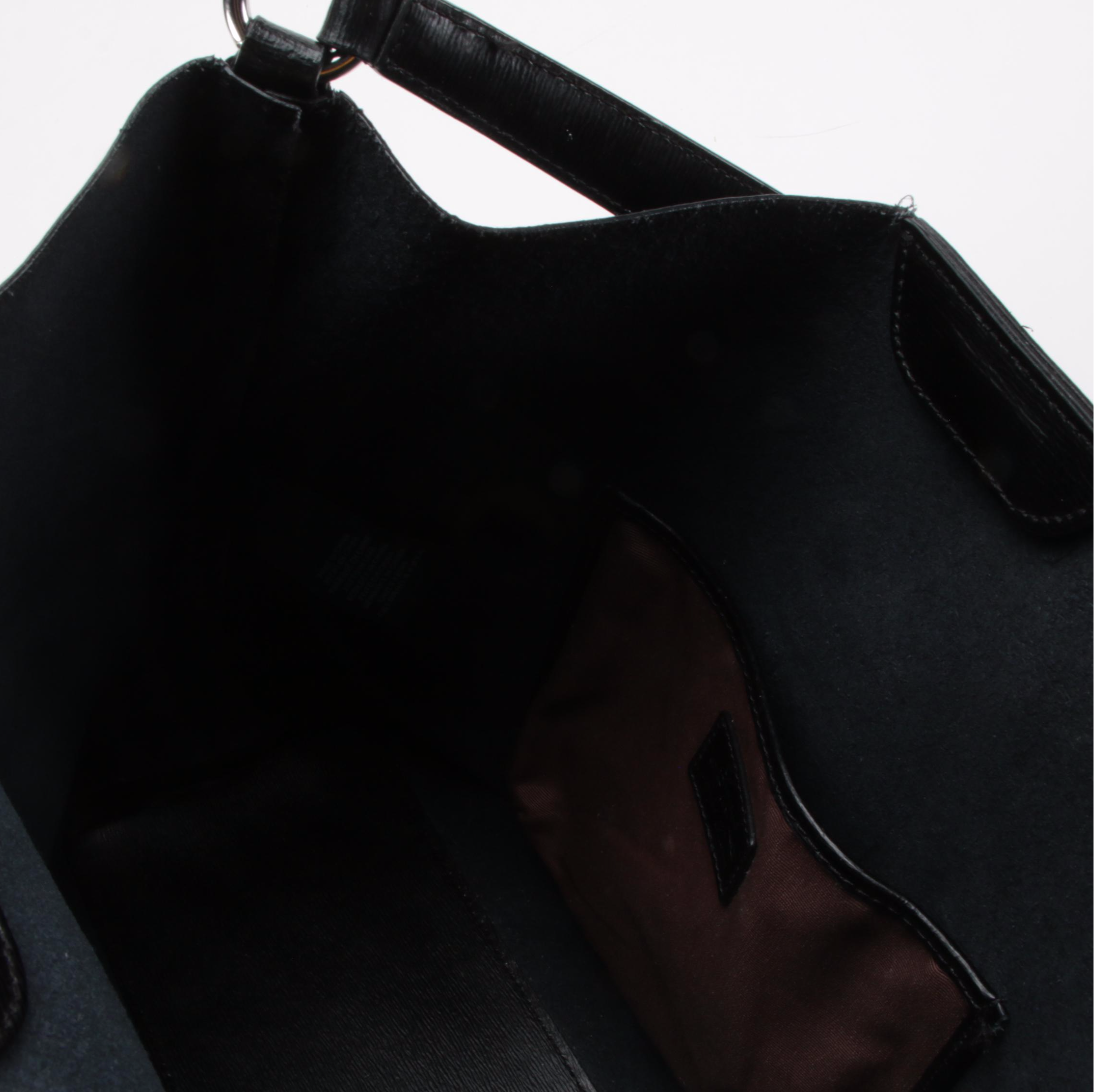 LAUREN Ralph Lauren Tate Hobo Shoulder Tote in Black Textured Leather