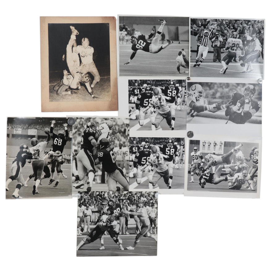 Harry K. Frye Pittsburgh Steelers Silver Gelatin Photographs