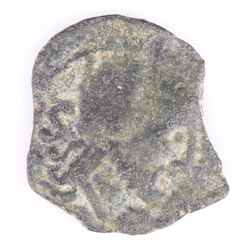Ancient Roman Republic AE Semis Coin, ca. 150 BC