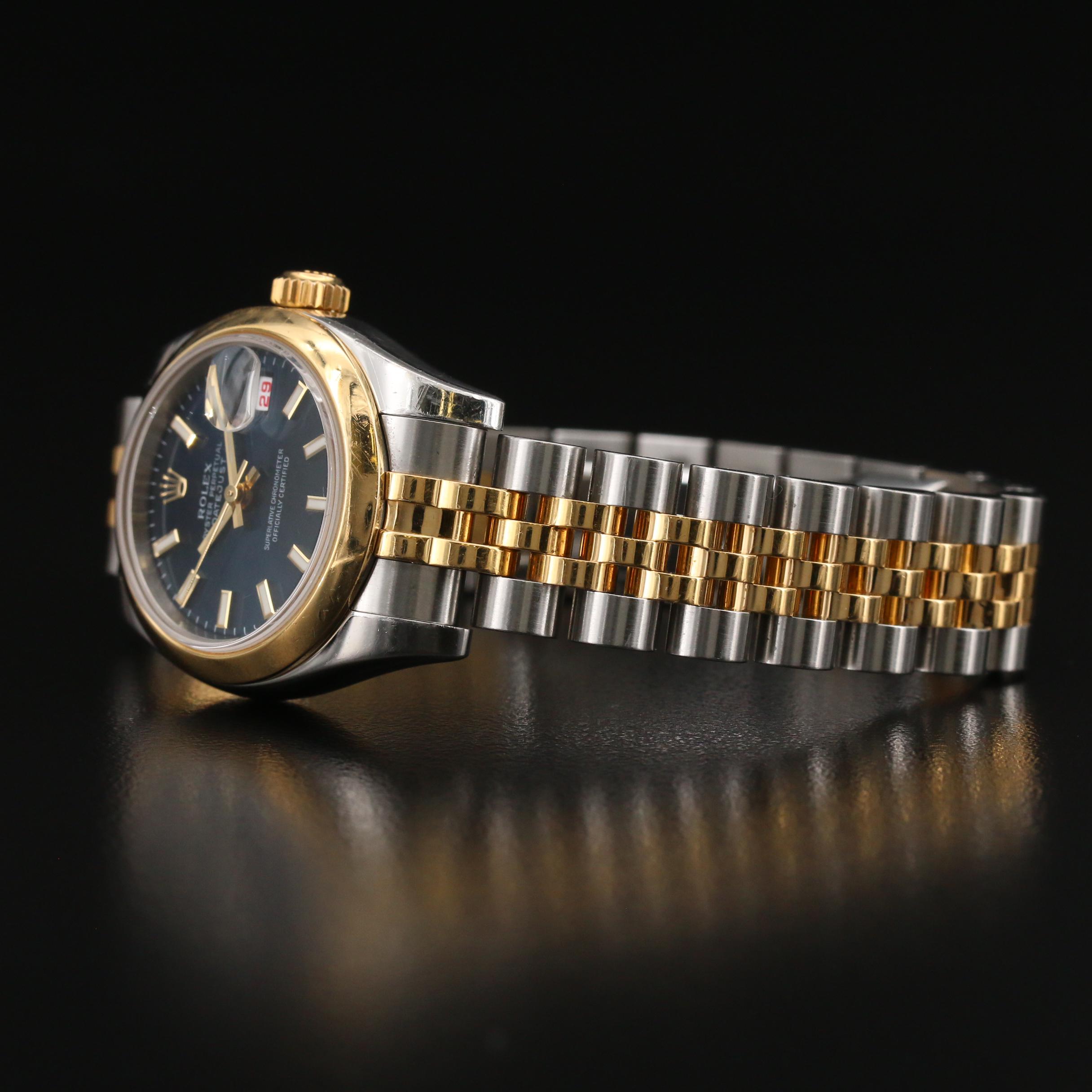 Rolex Datejust 18K Yellow Gold and Stainless Steel Automatic Watch