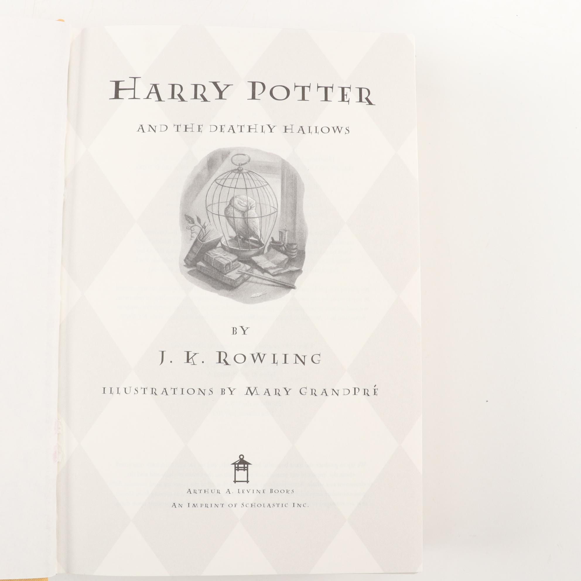 Complete First American Edition "Harry Potter" Series by J. K. Rowling