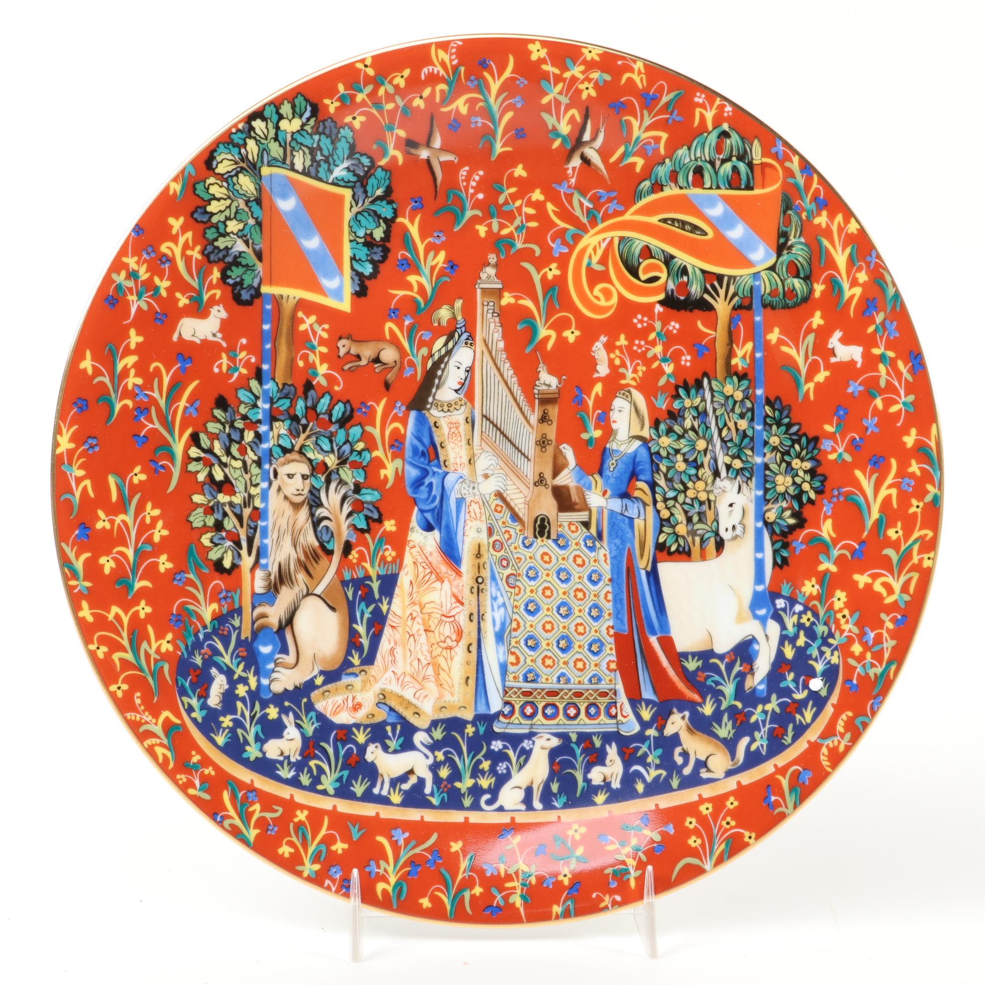 Haviland Limoges "La Dame a la  Licorne" and Tianex Russian Legends Plates