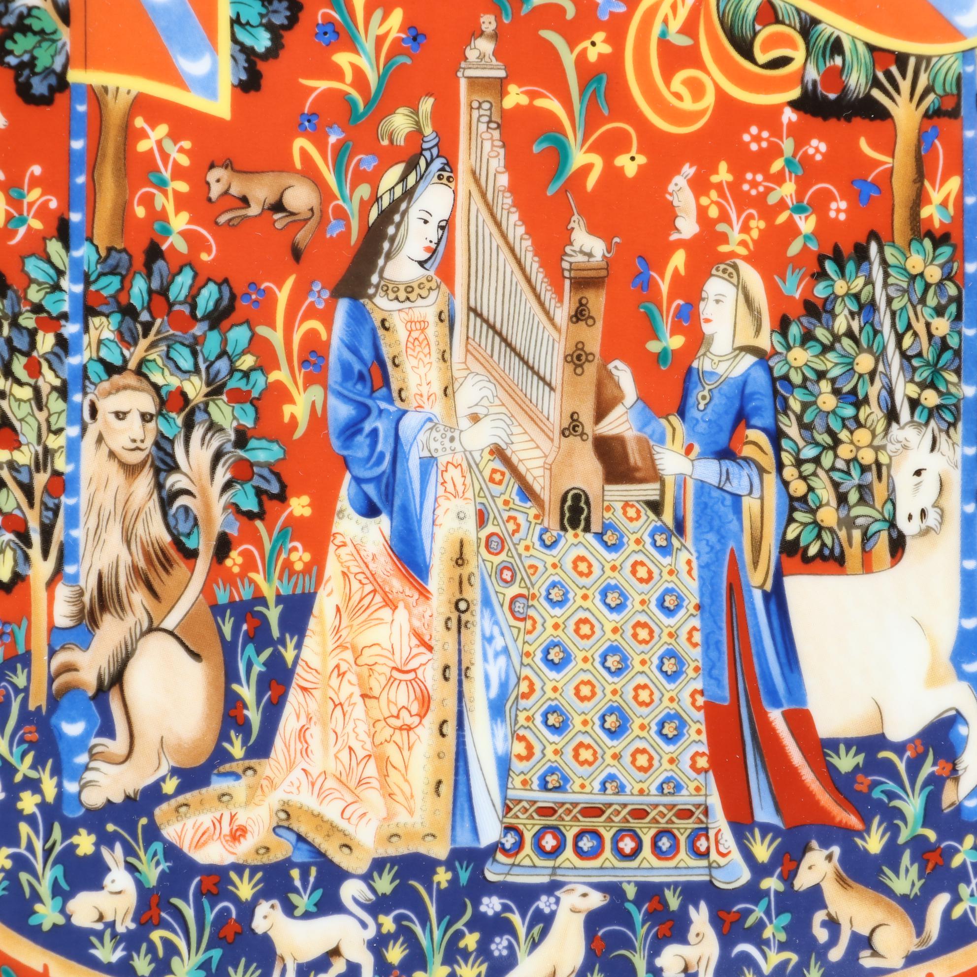 Haviland Limoges "La Dame a la  Licorne" and Tianex Russian Legends Plates