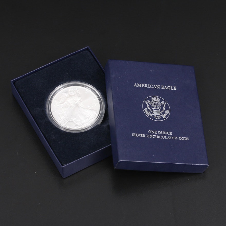 2007-W .999 Fine Silver Eagle Coin