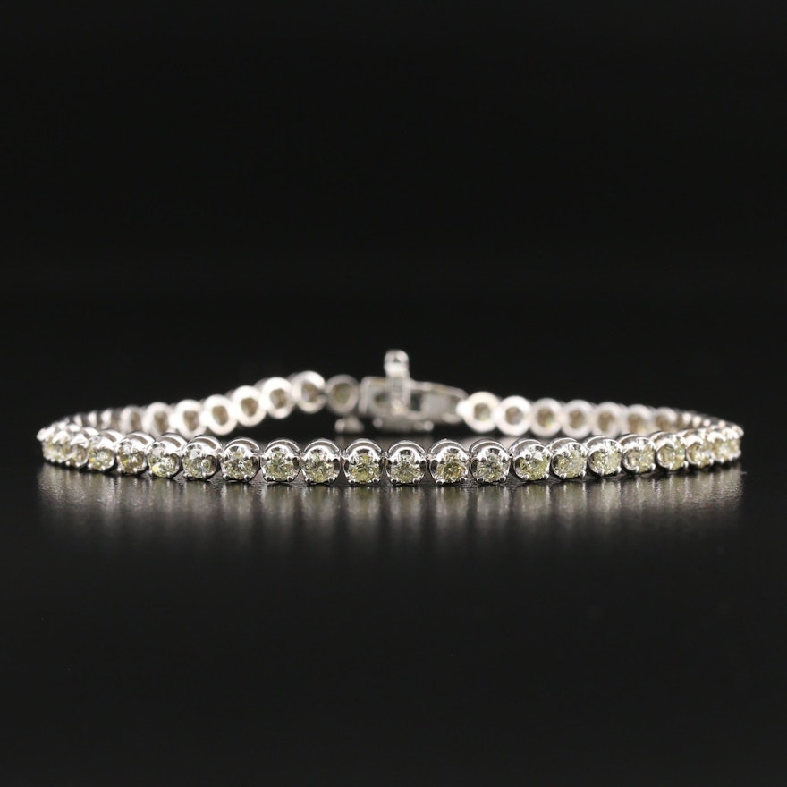 14K 3.39 CTW Diamond Line Bracelet