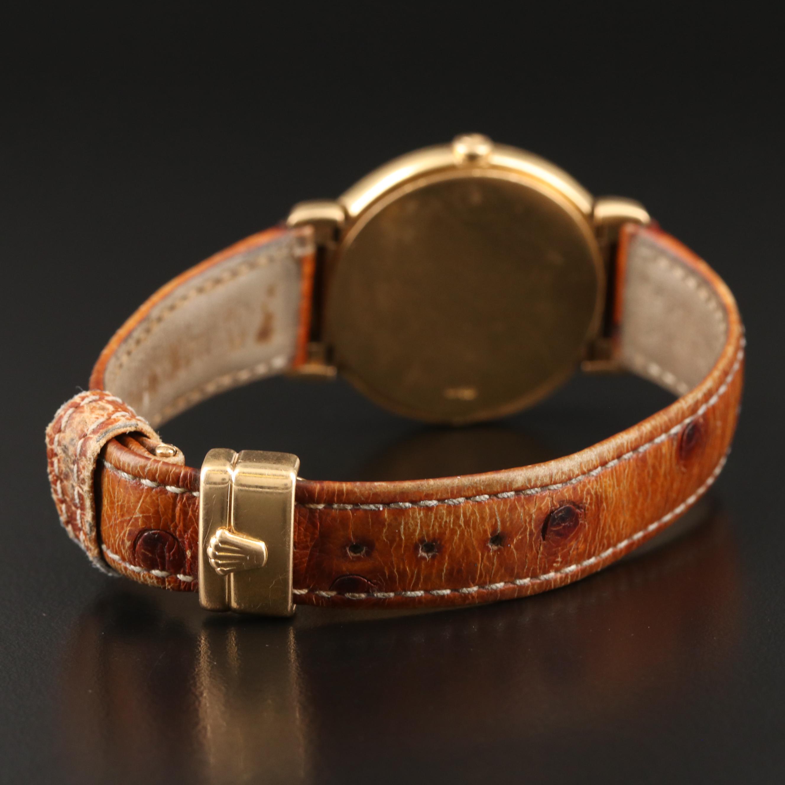 1990 Rolex Cellini 18K Yellow Gold Quartz Watch